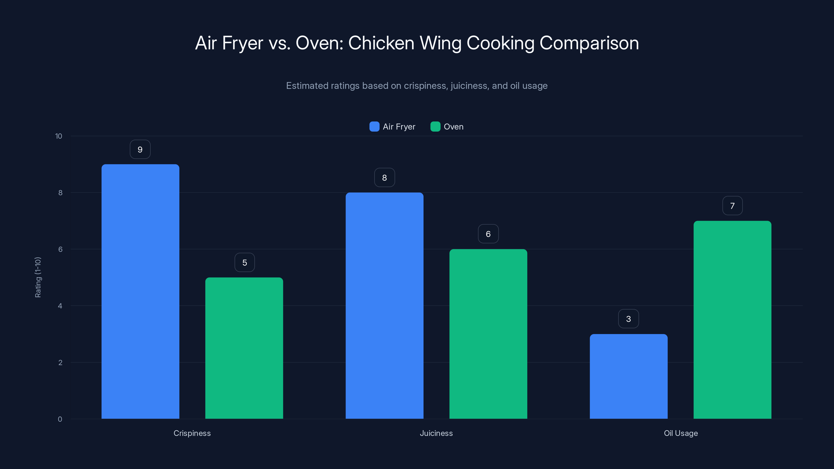 Air Fryer vs. Oven: Chicken Wing Cooking Comparison