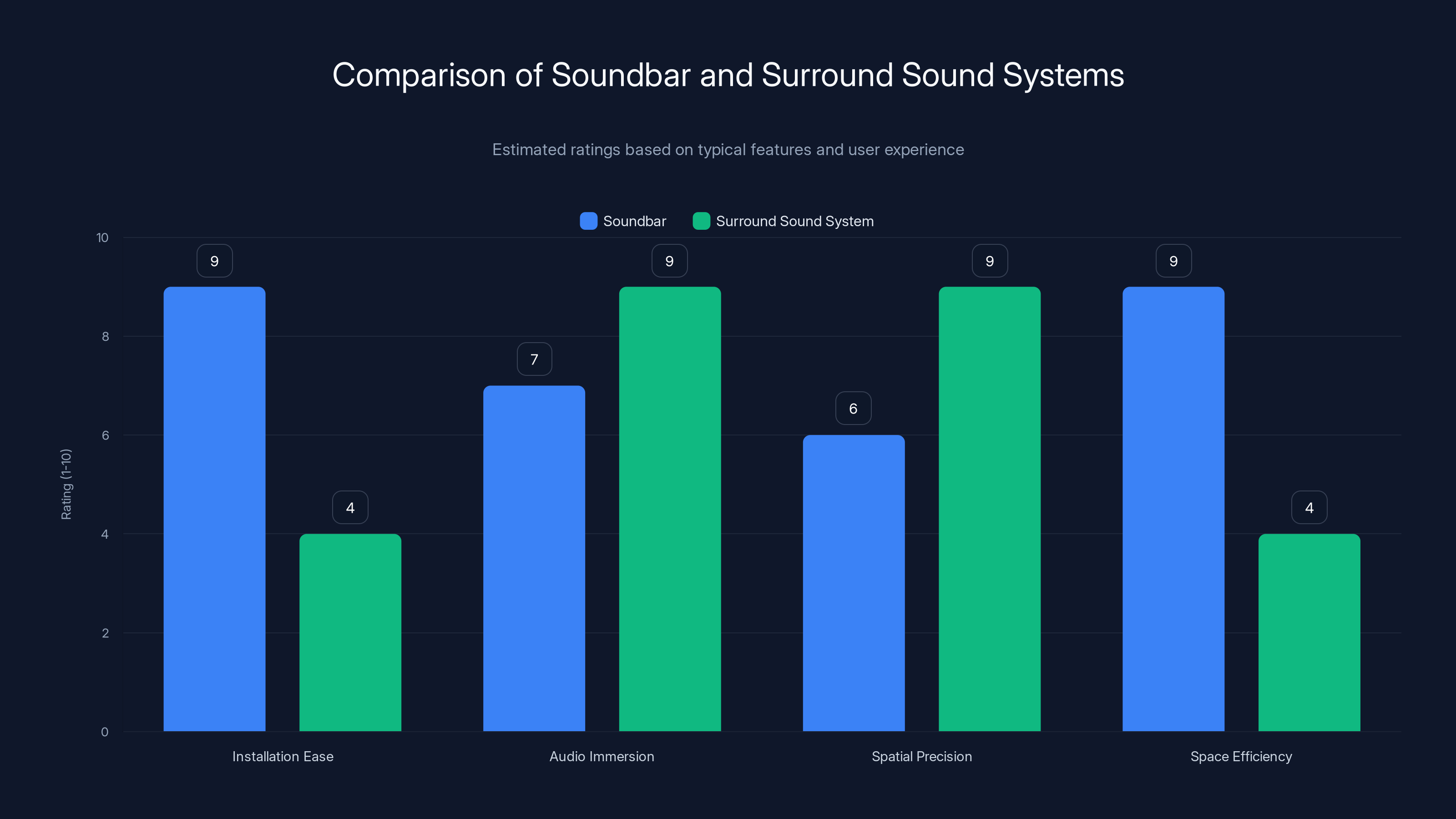 Comparison of Soundbar and Surround Sound Systems