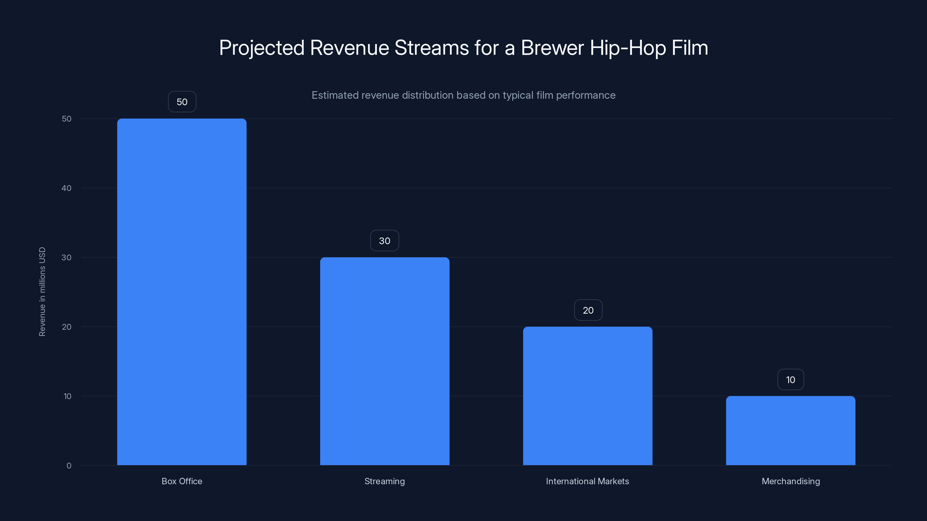 Projected Revenue Streams for a Brewer Hip-Hop Film