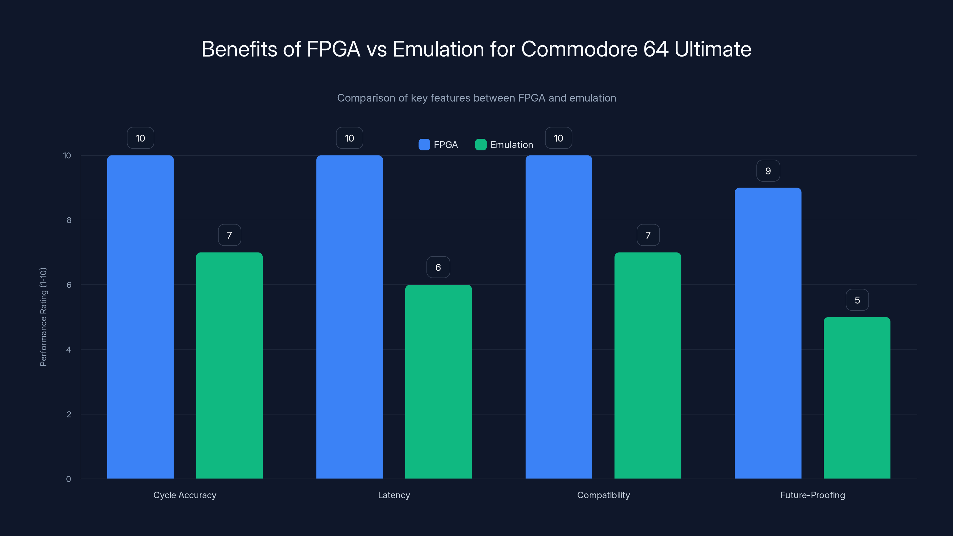 Benefits of FPGA vs Emulation for Commodore 64 Ultimate