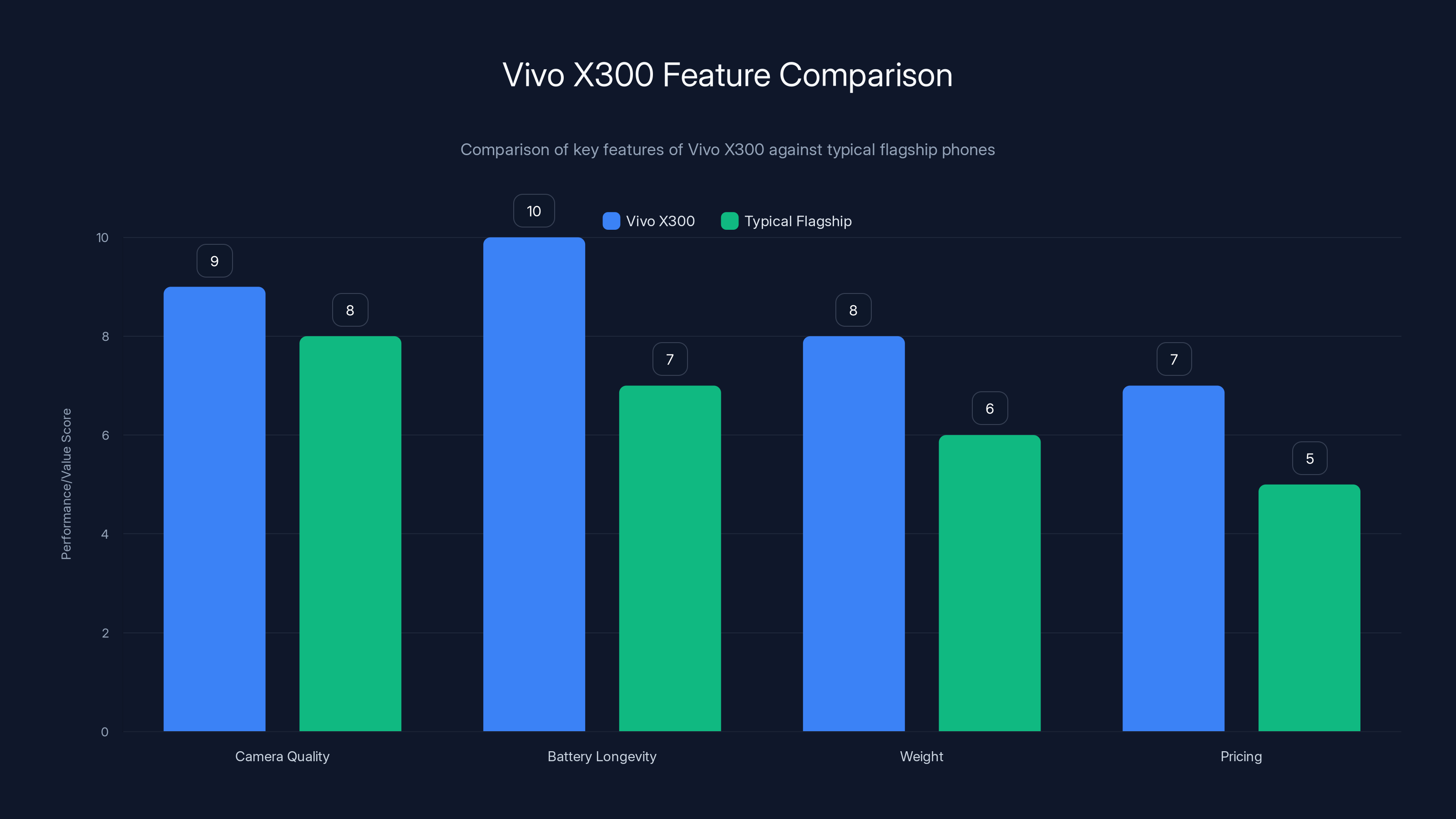 Vivo X300 Feature Comparison