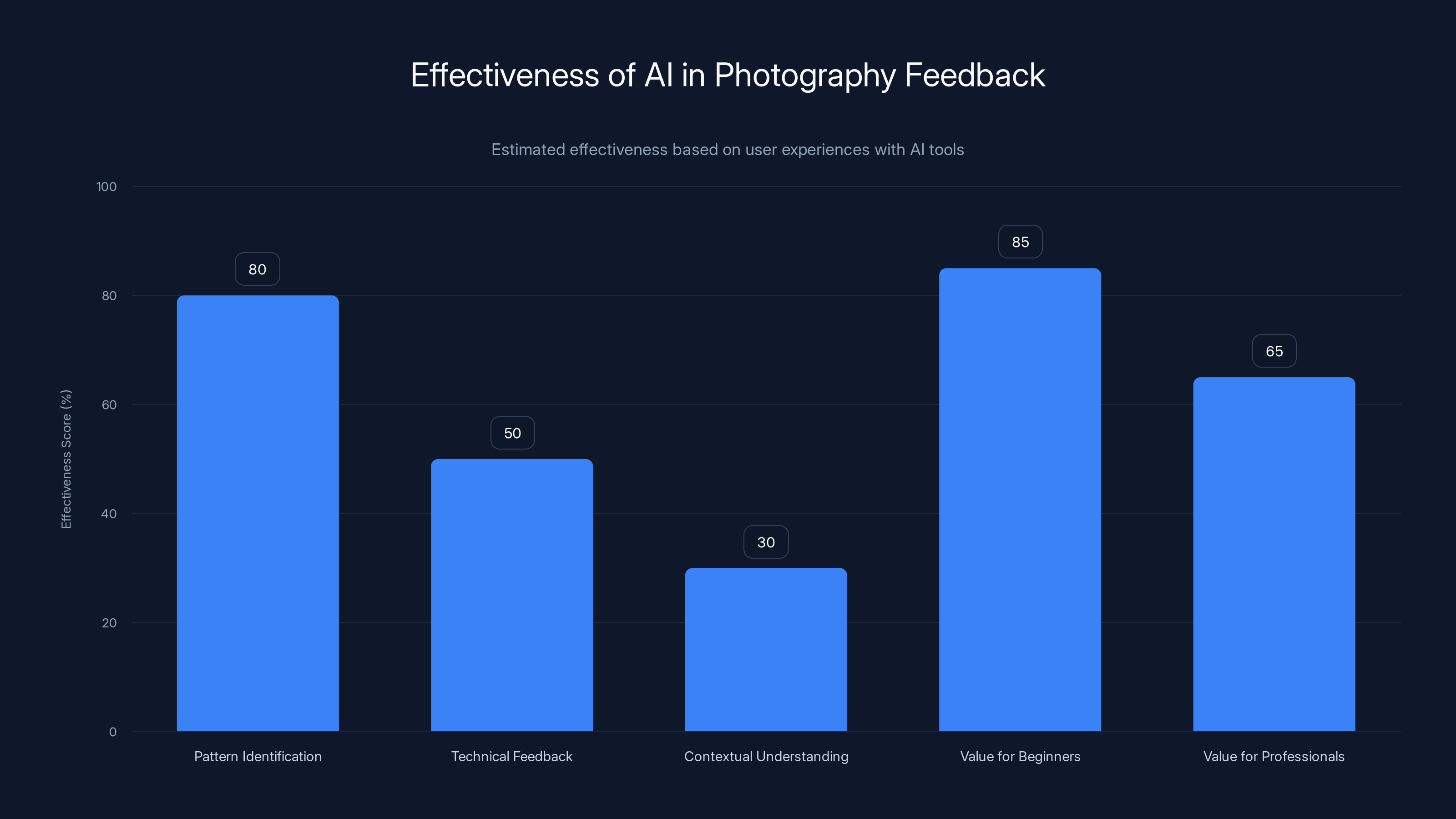 Effectiveness of AI in Photography Feedback