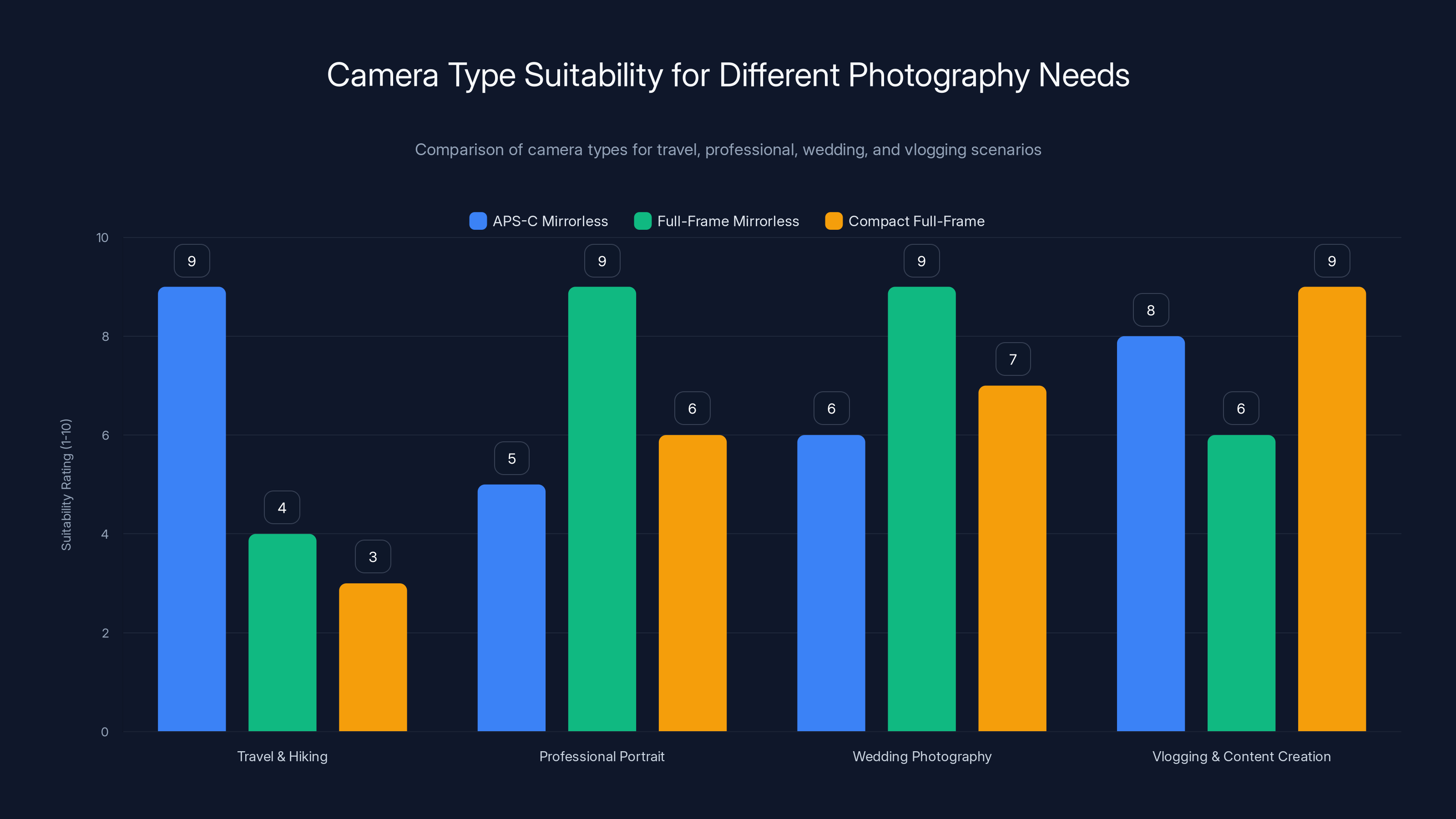 Camera Type Suitability for Different Photography Needs