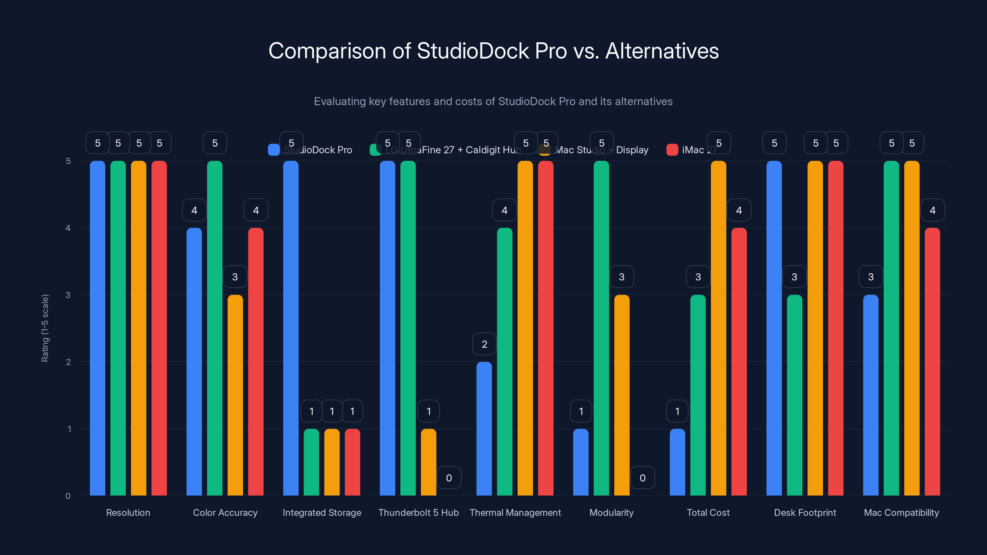 Comparison of StudioDock Pro vs. Alternatives