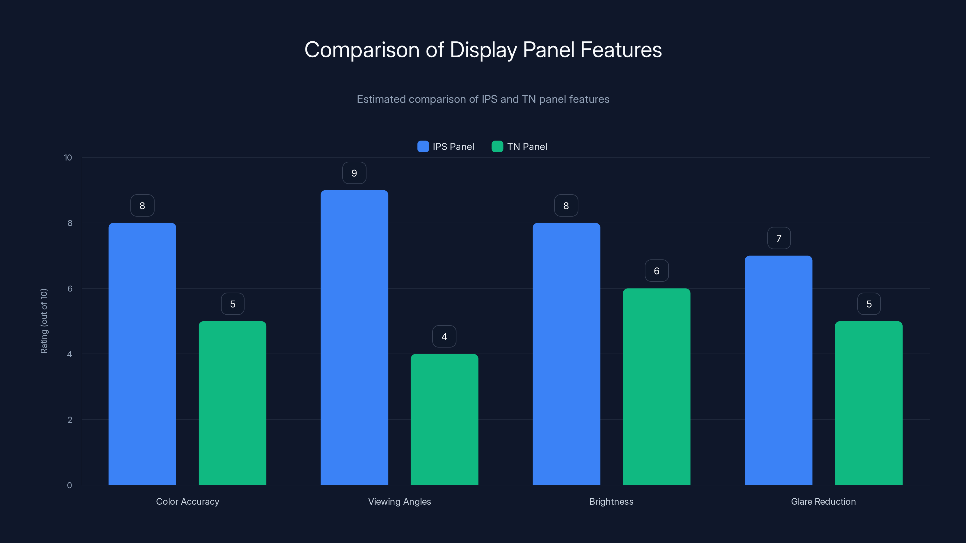 Comparison of Display Panel Features
