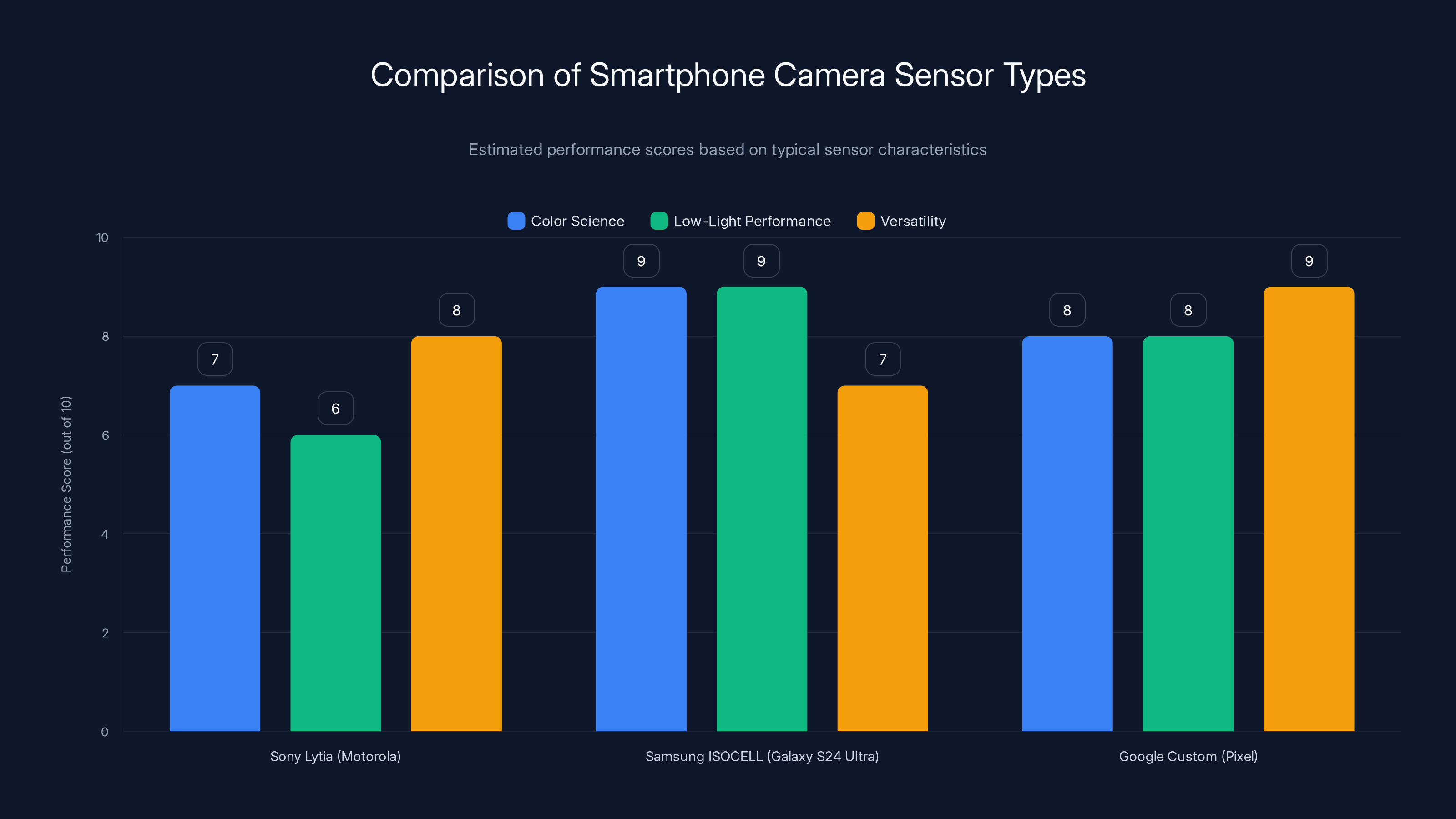 Comparison of Smartphone Camera Sensor Types