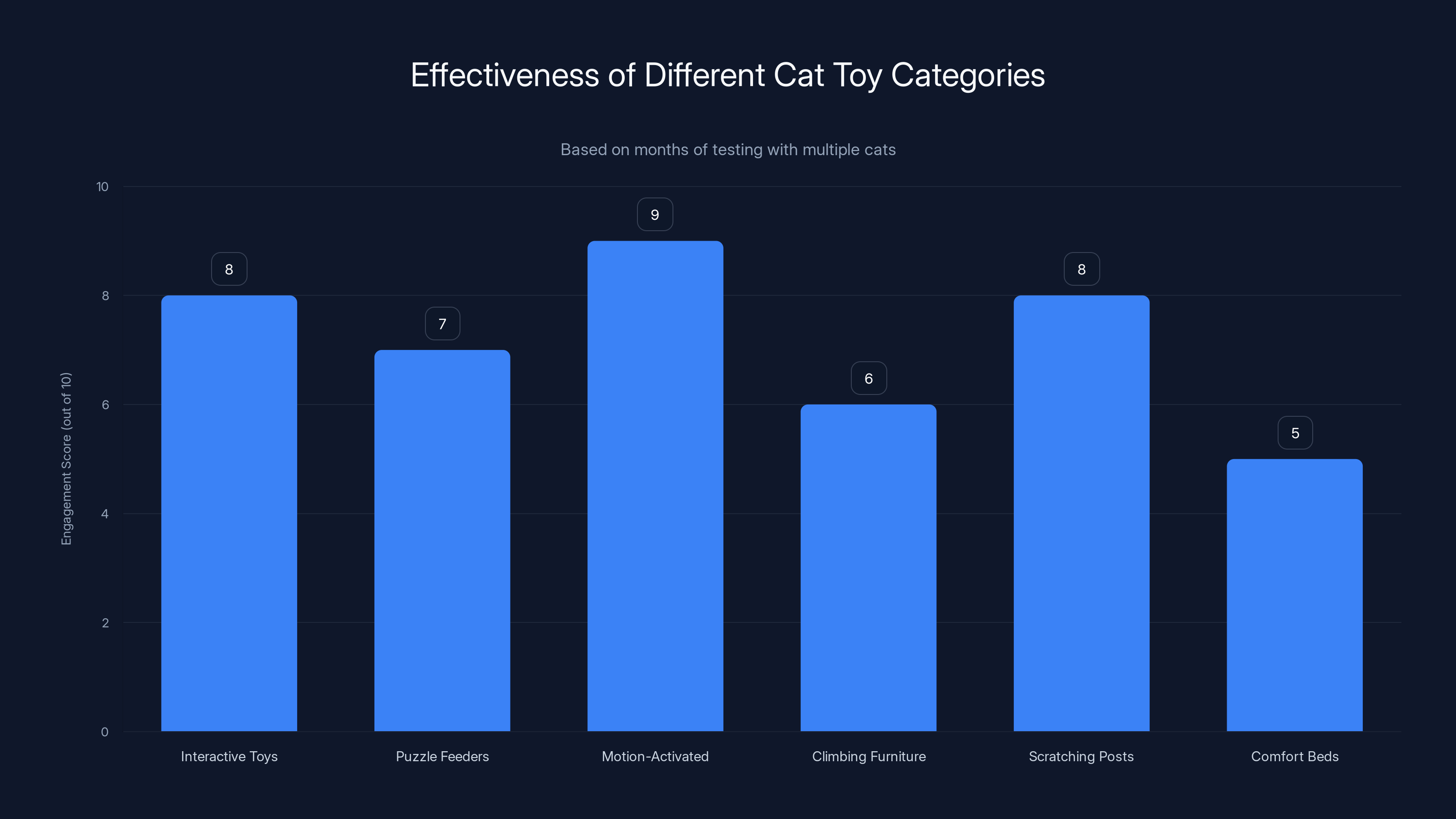 Effectiveness of Different Cat Toy Categories