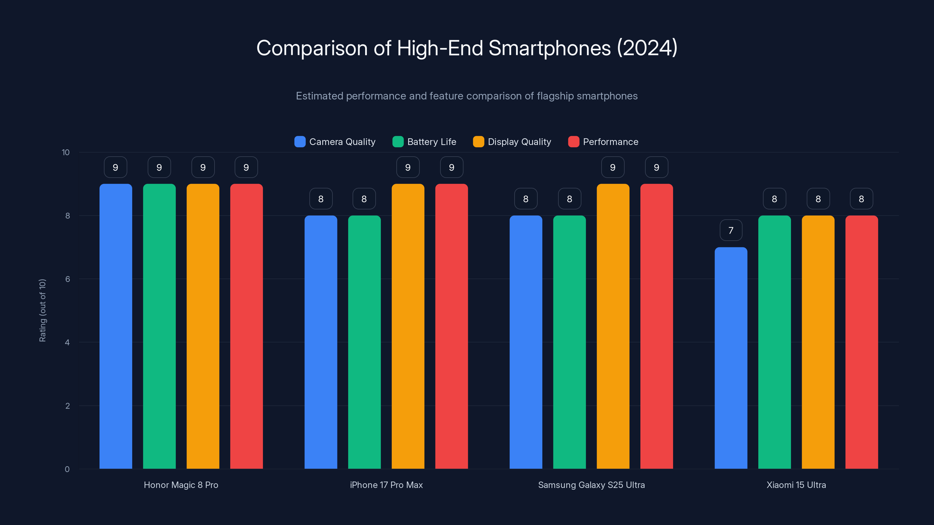 Comparison of High-End Smartphones (2024)