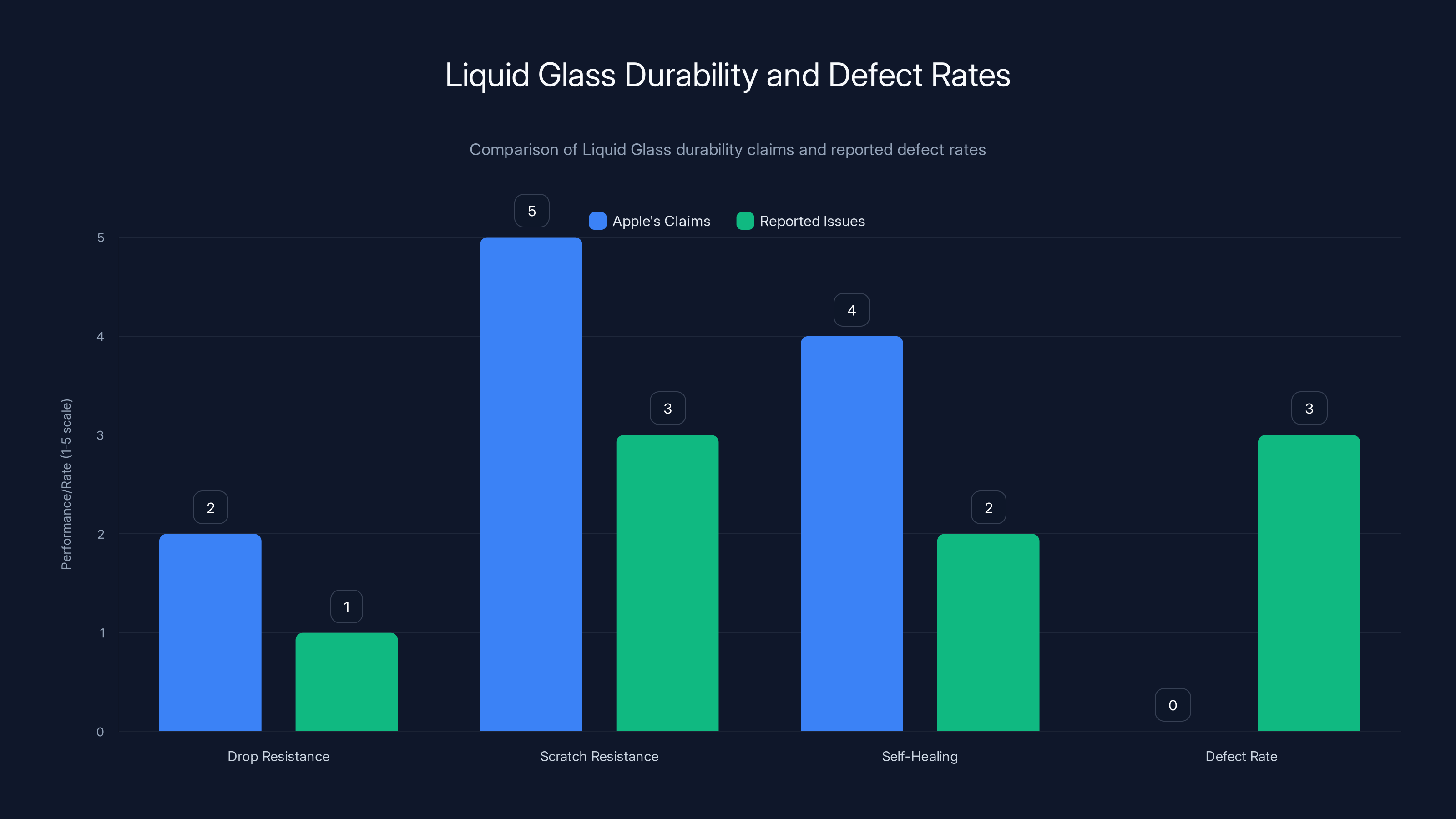 Liquid Glass Durability and Defect Rates