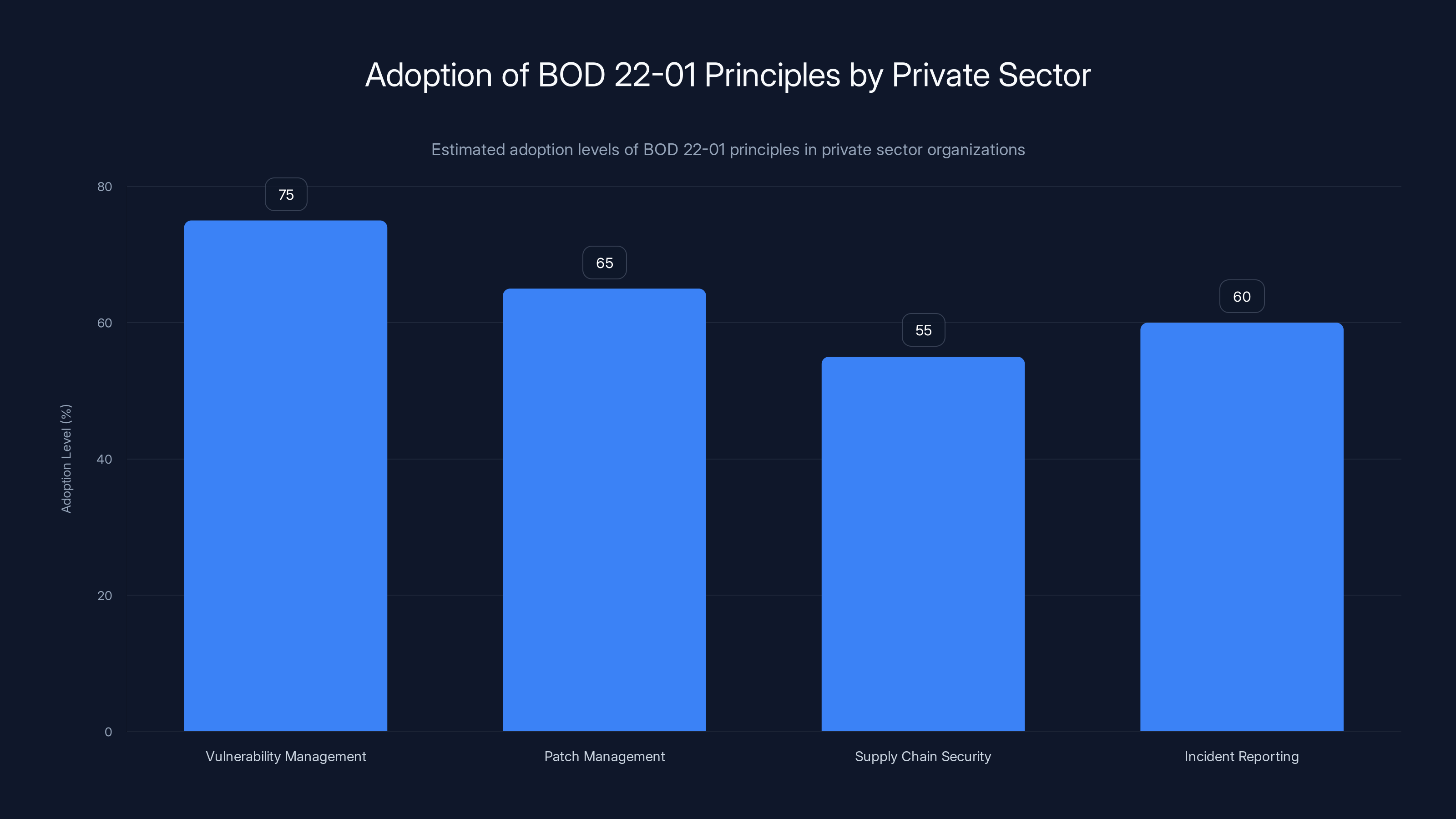 Adoption of BOD 22-01 Principles by Private Sector