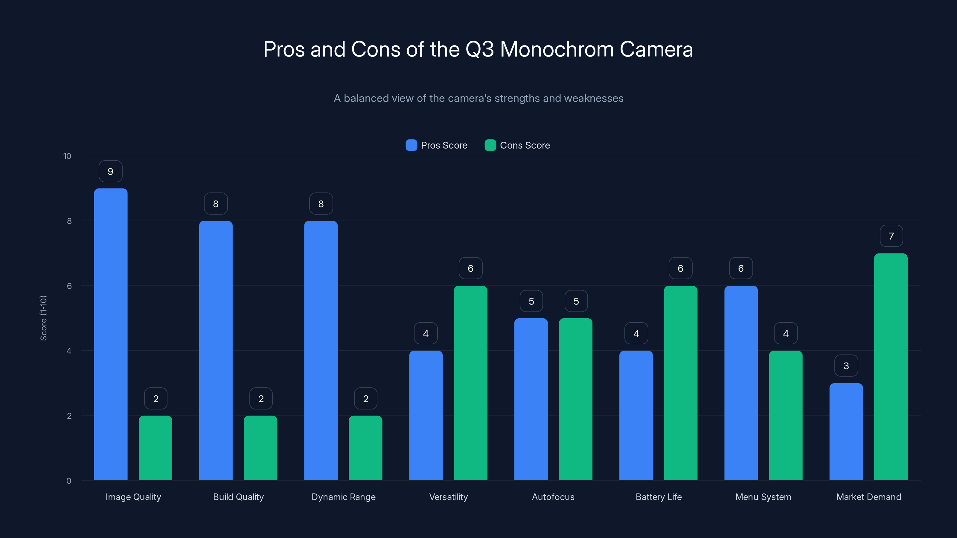 Pros and Cons of the Q3 Monochrom Camera