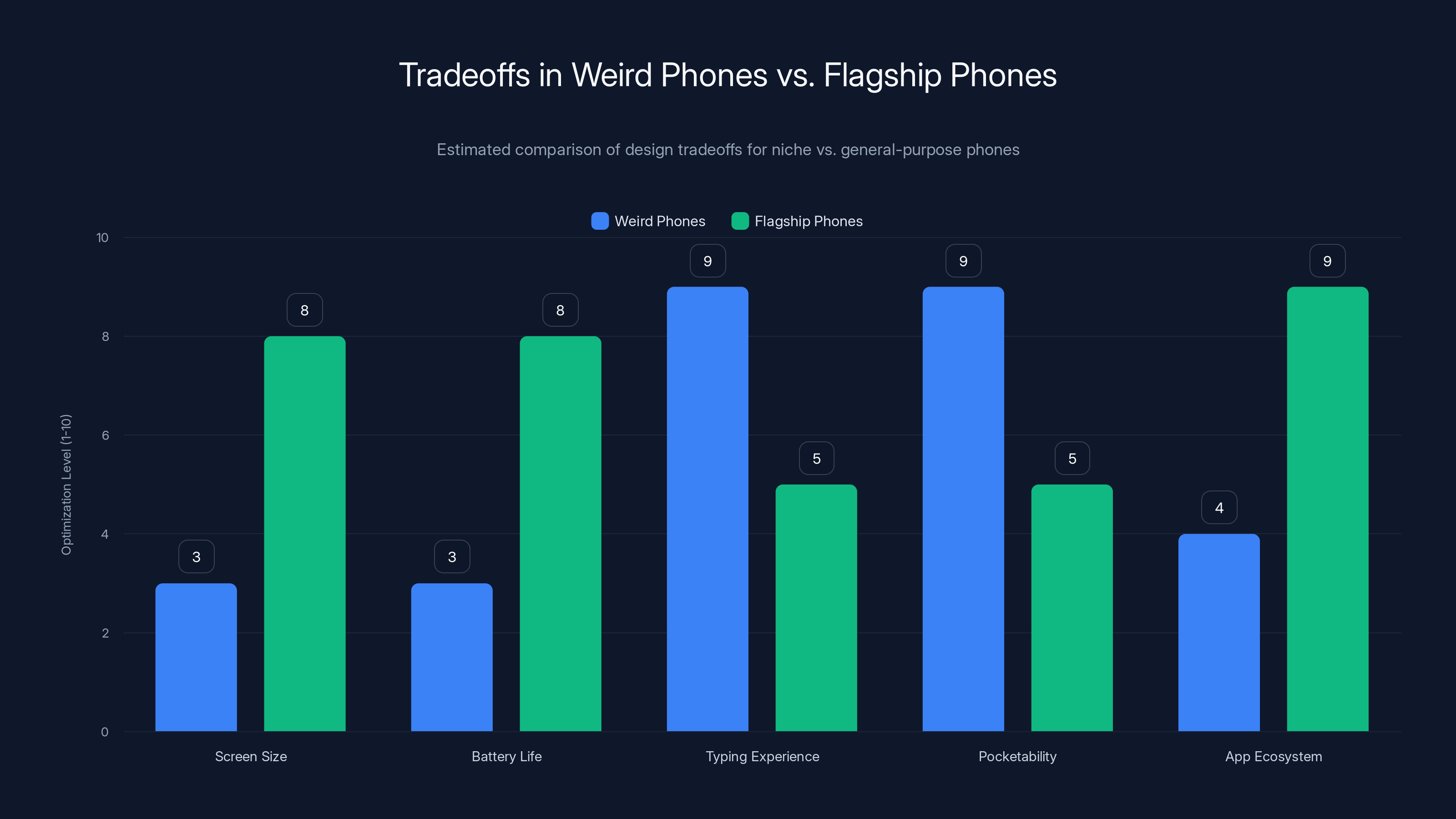 Tradeoffs in Weird Phones vs. Flagship Phones