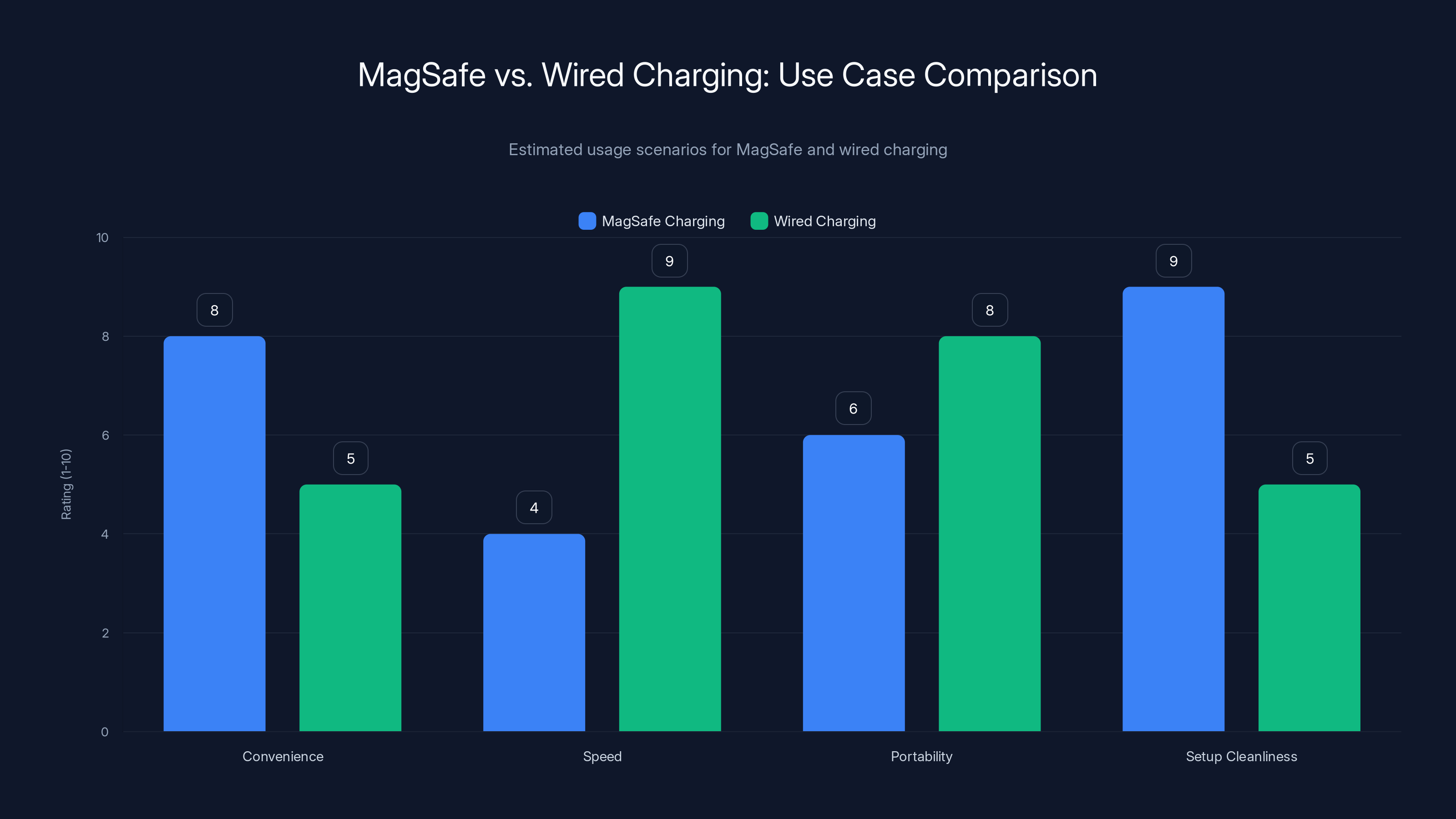 MagSafe vs. Wired Charging: Use Case Comparison