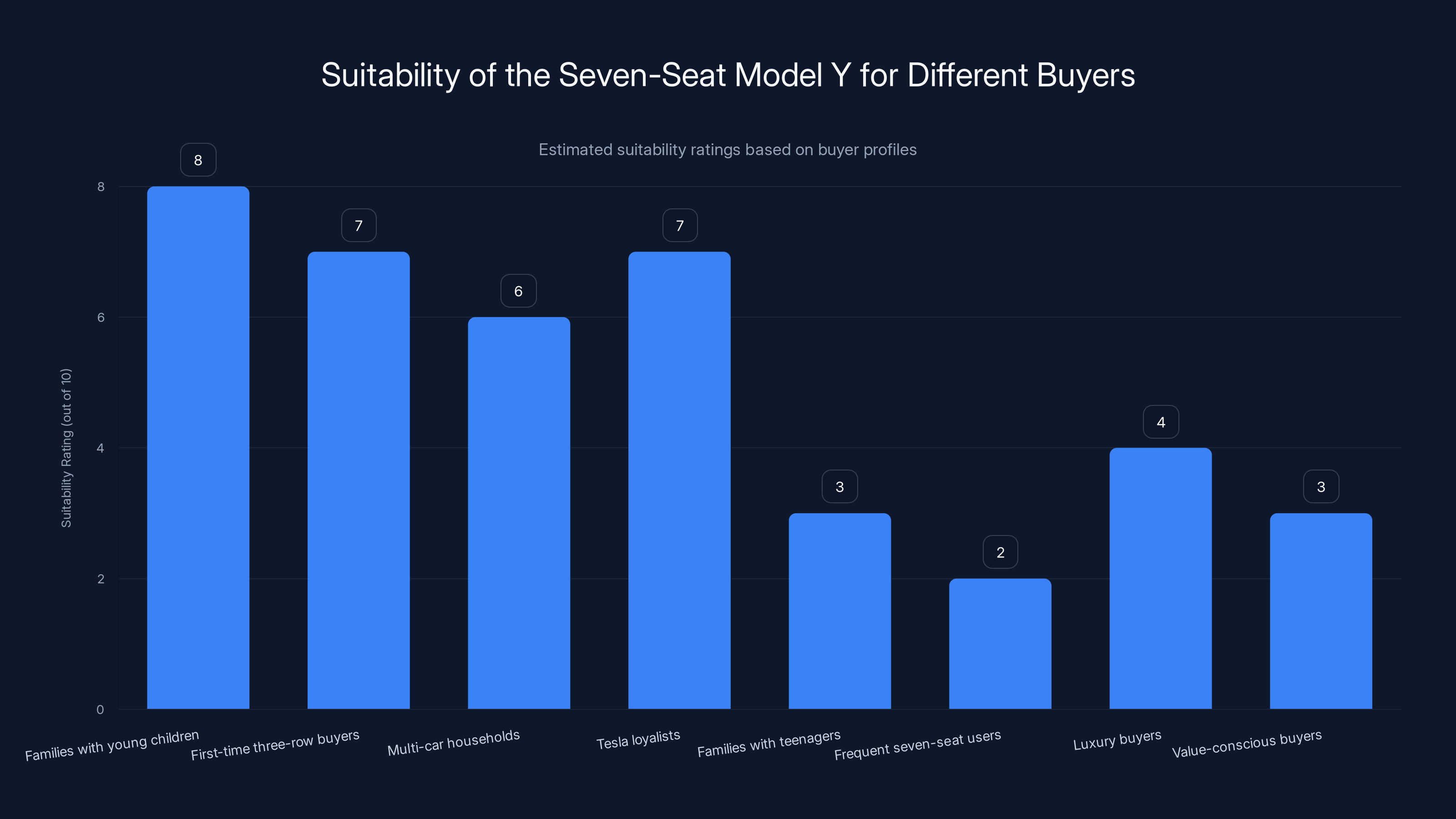 Suitability of the Seven-Seat Model Y for Different Buyers