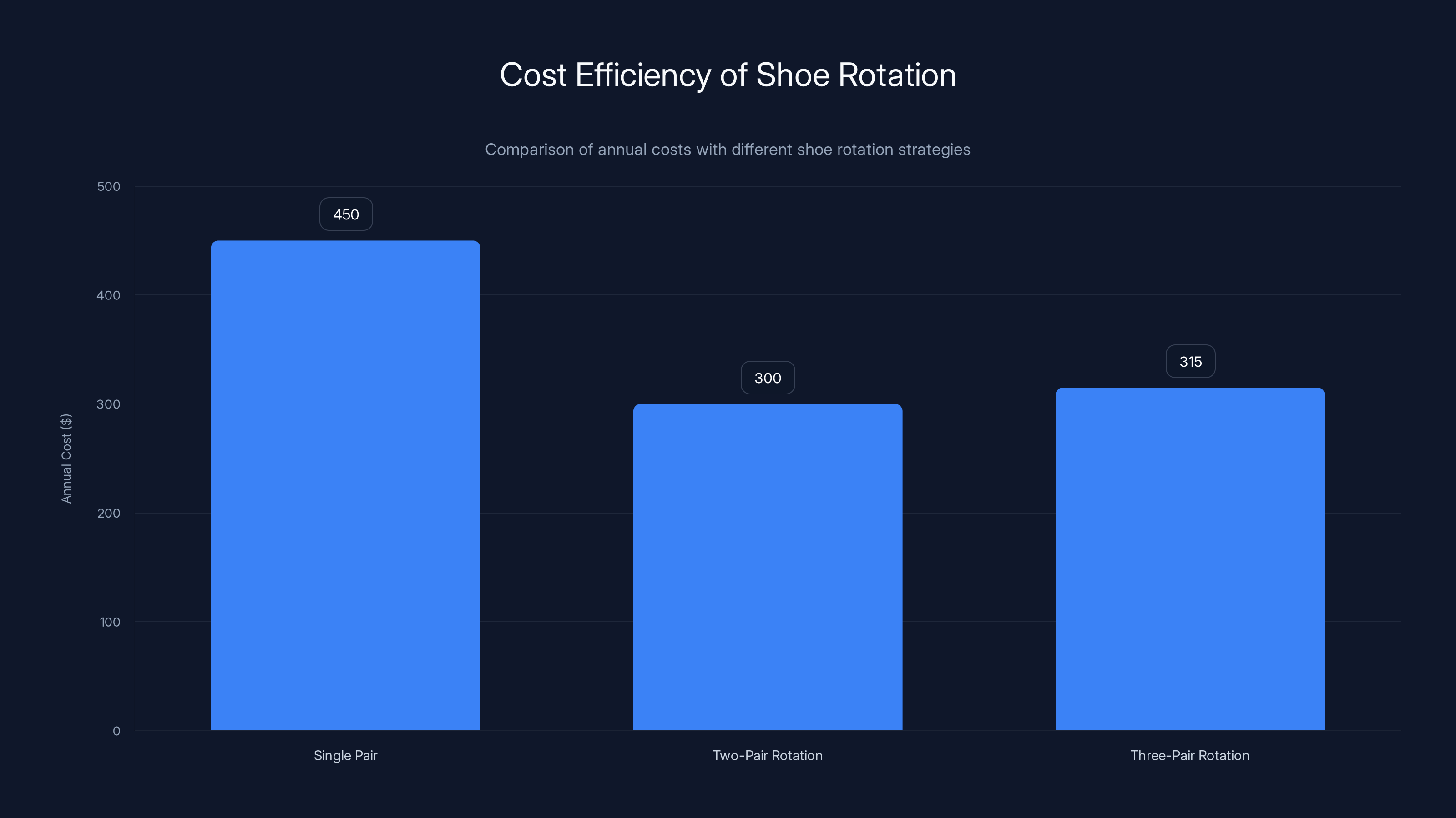 Cost Efficiency of Shoe Rotation