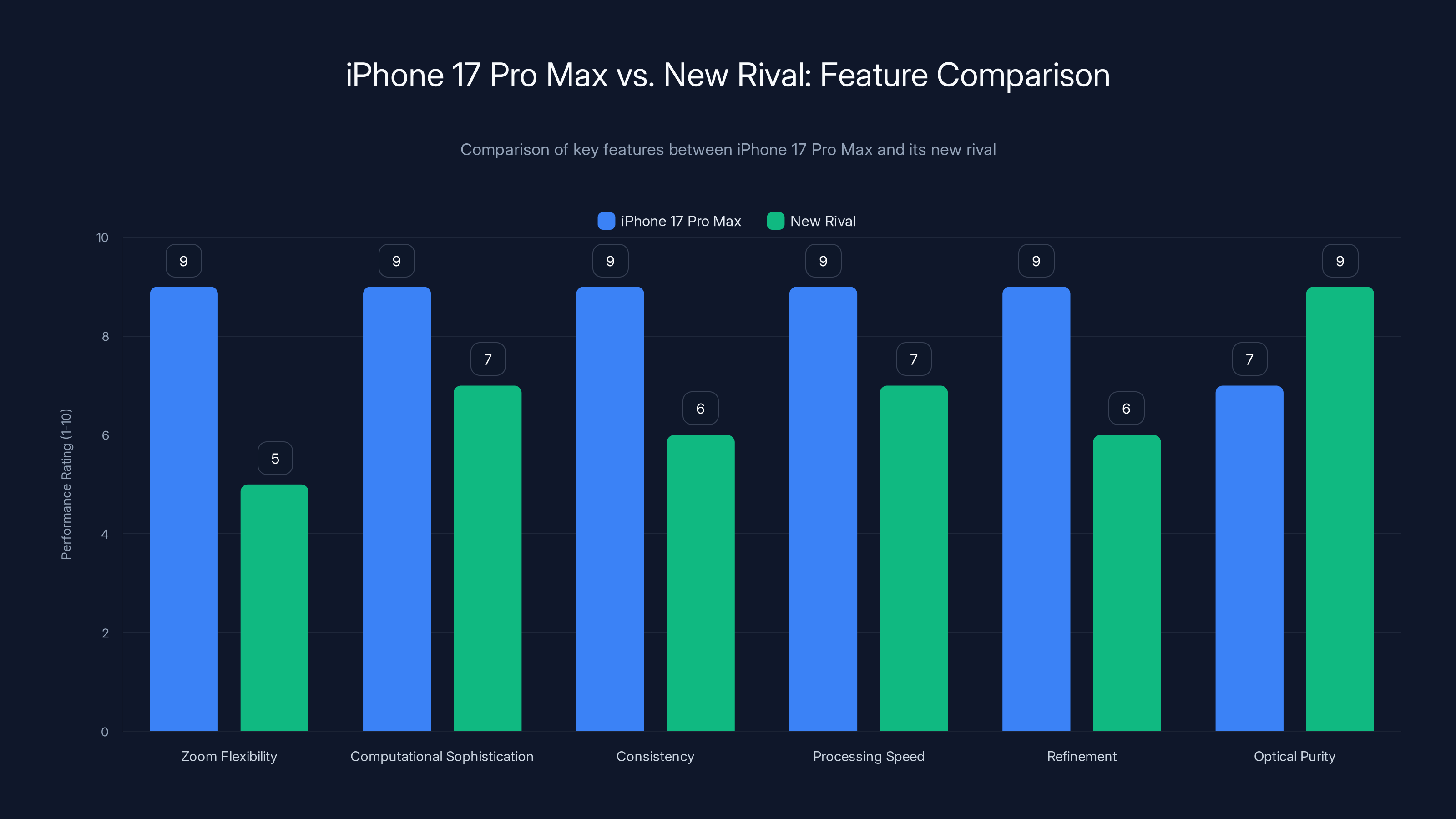 iPhone 17 Pro Max vs. New Rival: Feature Comparison