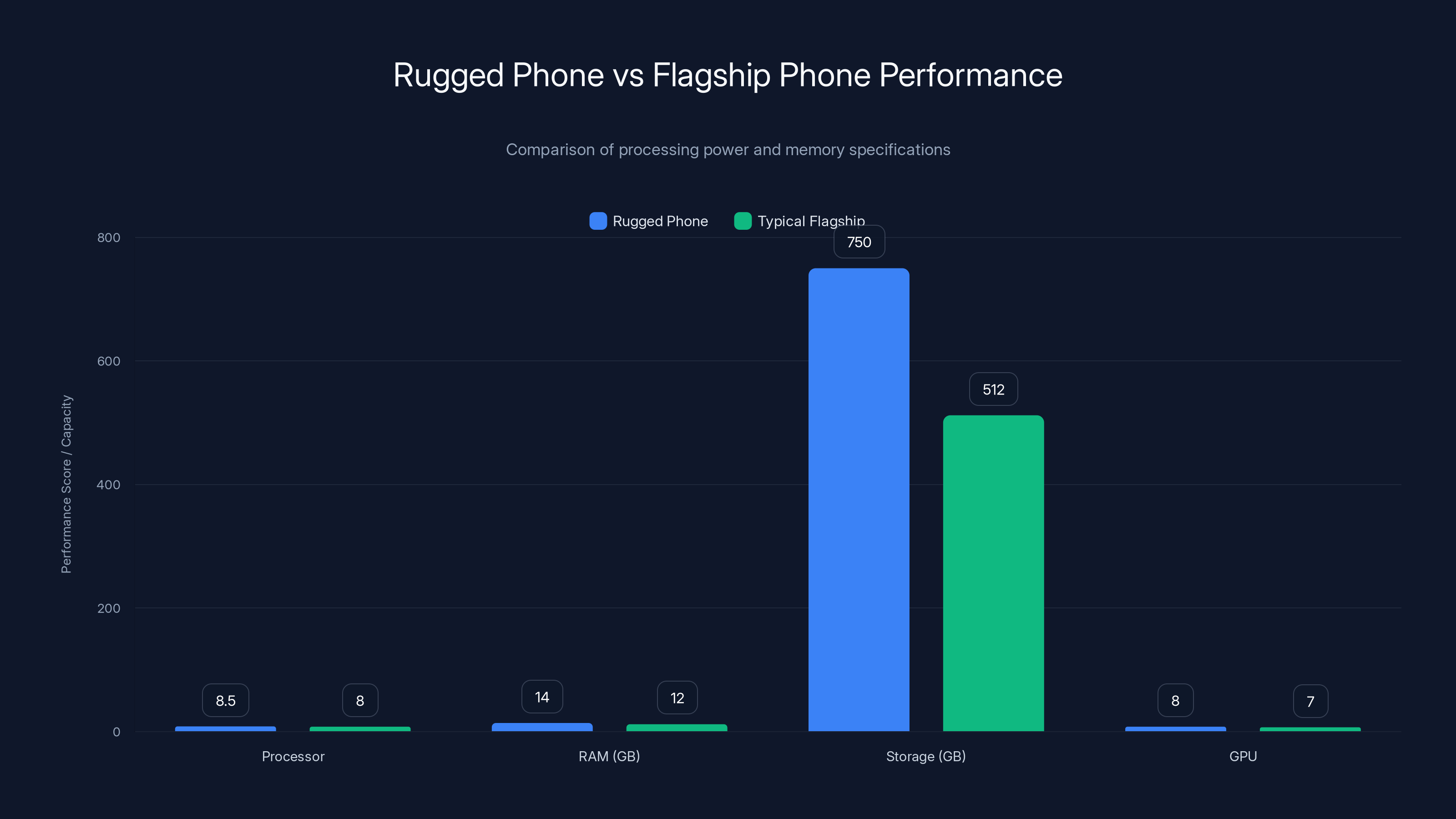 Rugged Phone vs Flagship Phone Performance