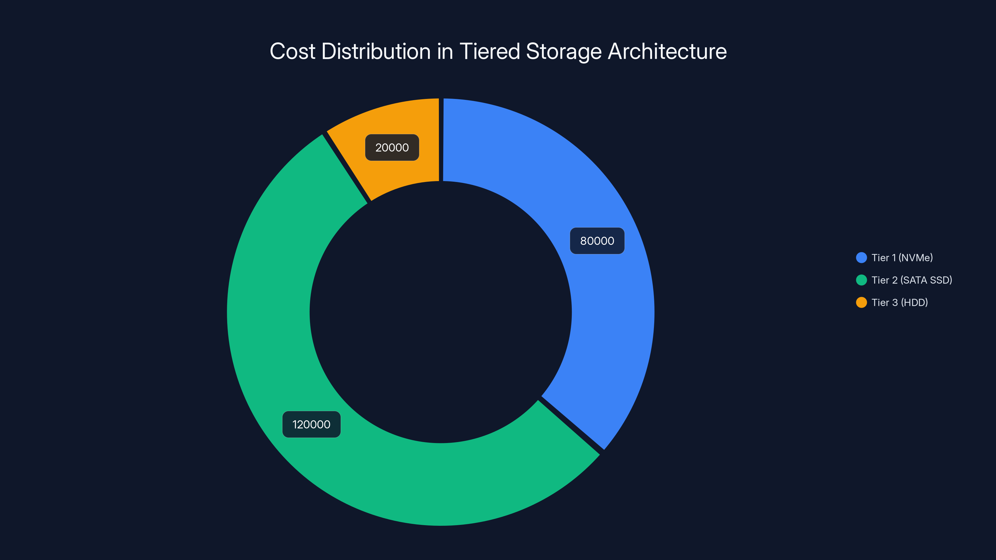 Cost Distribution in Tiered Storage Architecture