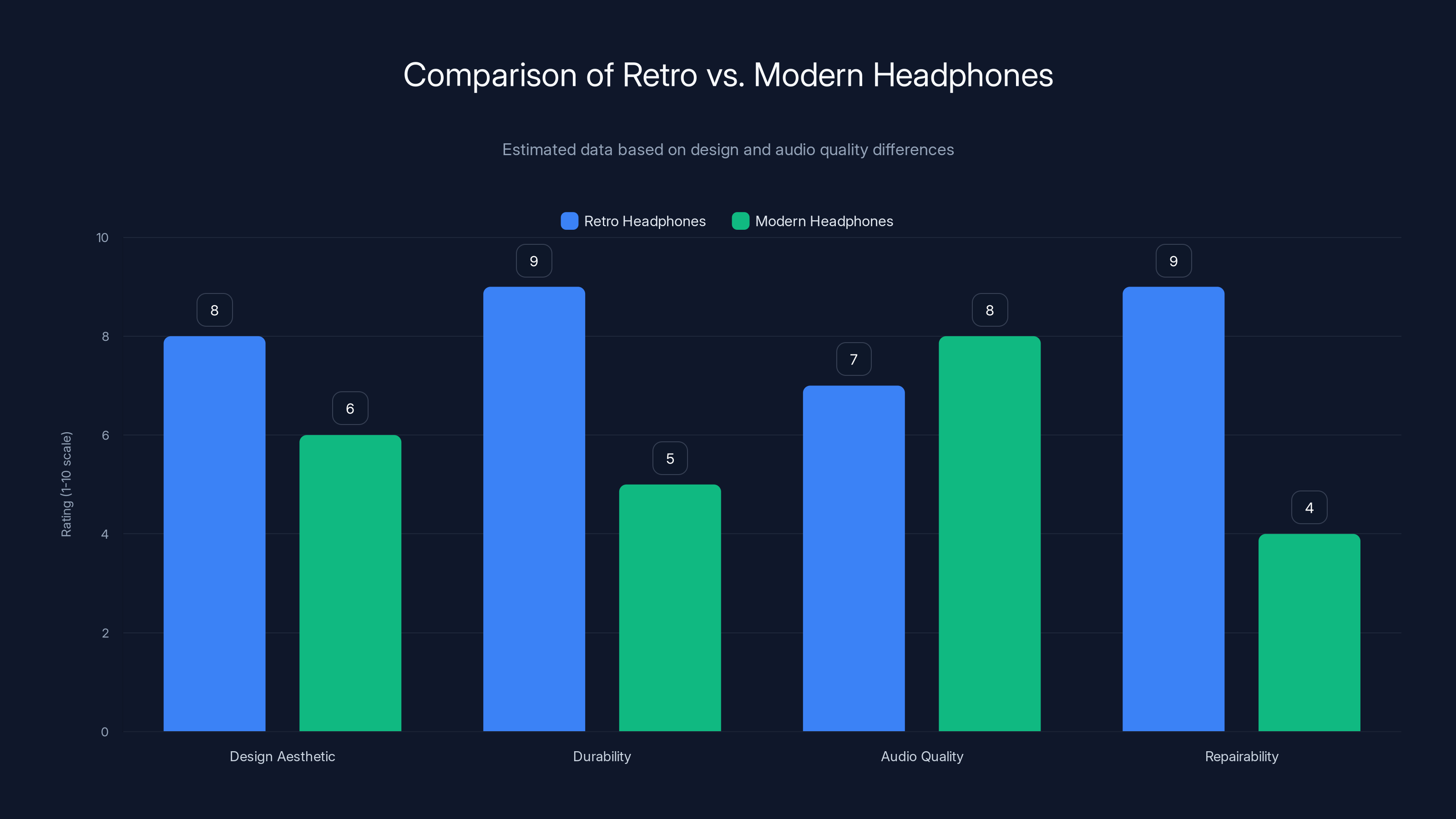 Comparison of Retro vs. Modern Headphones