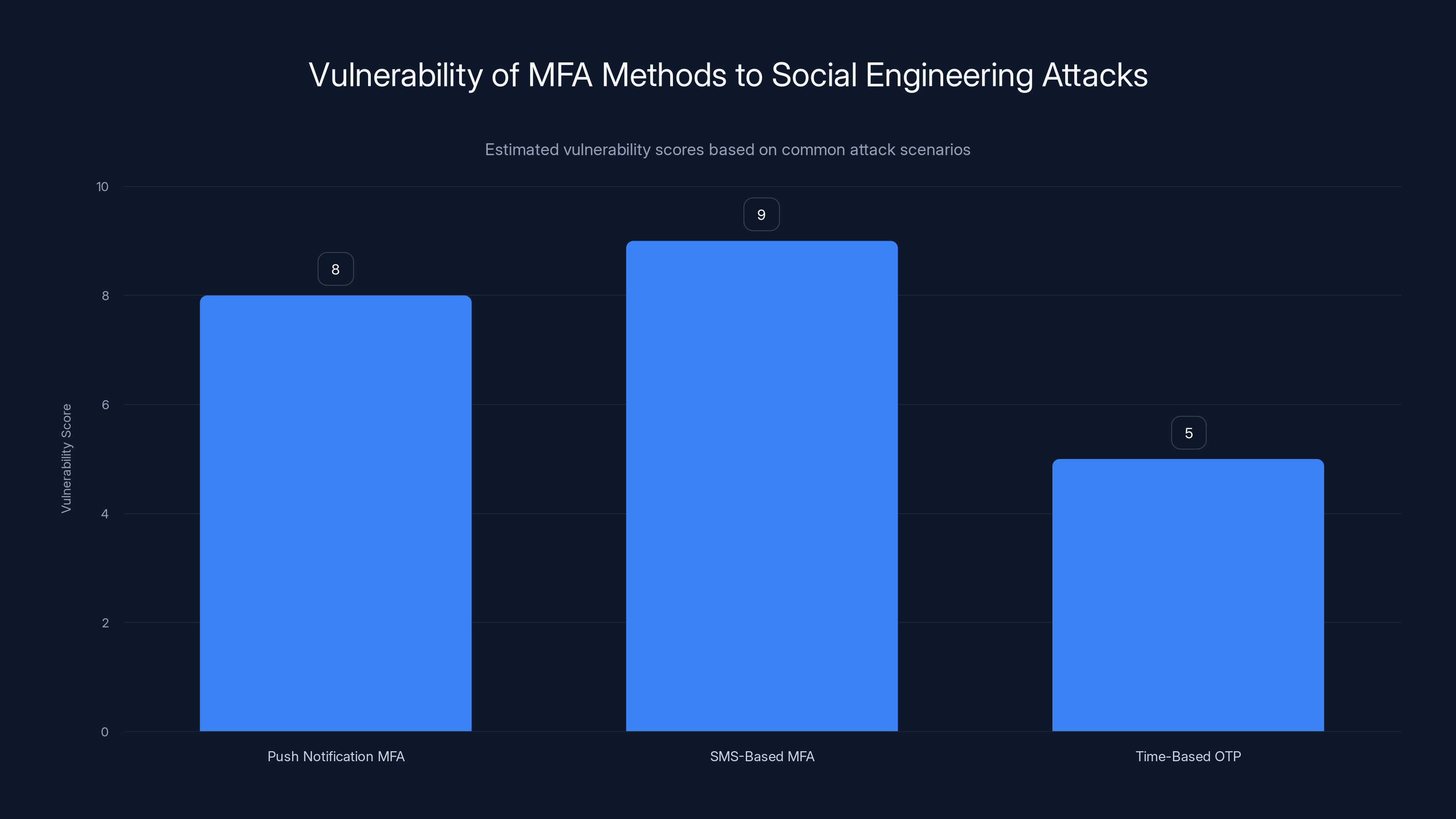 Vulnerability of MFA Methods to Social Engineering Attacks
