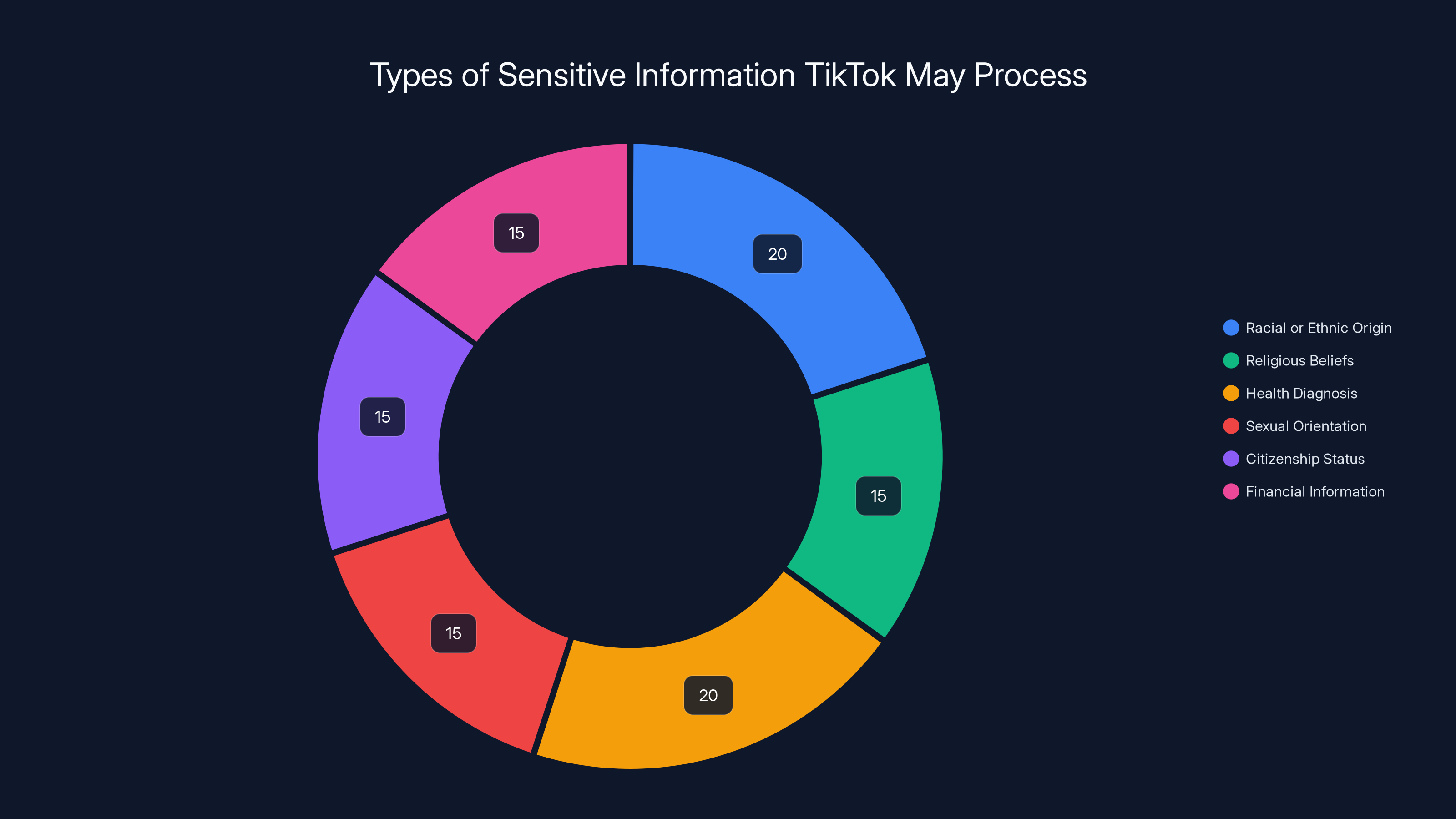 Types of Sensitive Information TikTok May Process