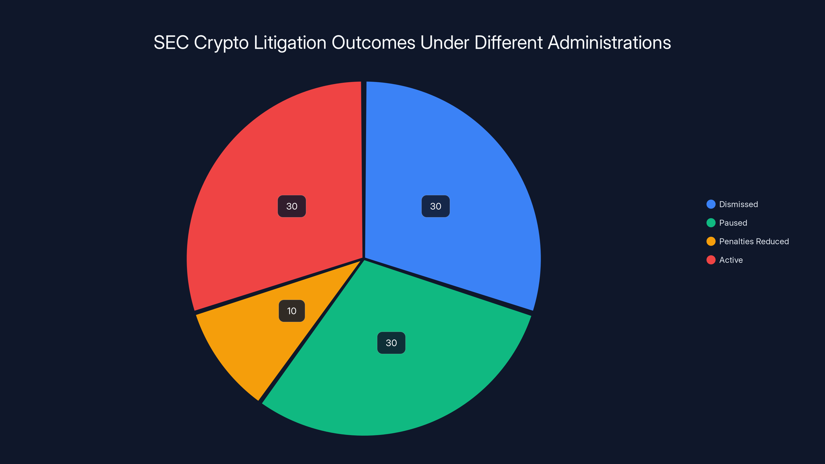 SEC Crypto Litigation Outcomes Under Different Administrations