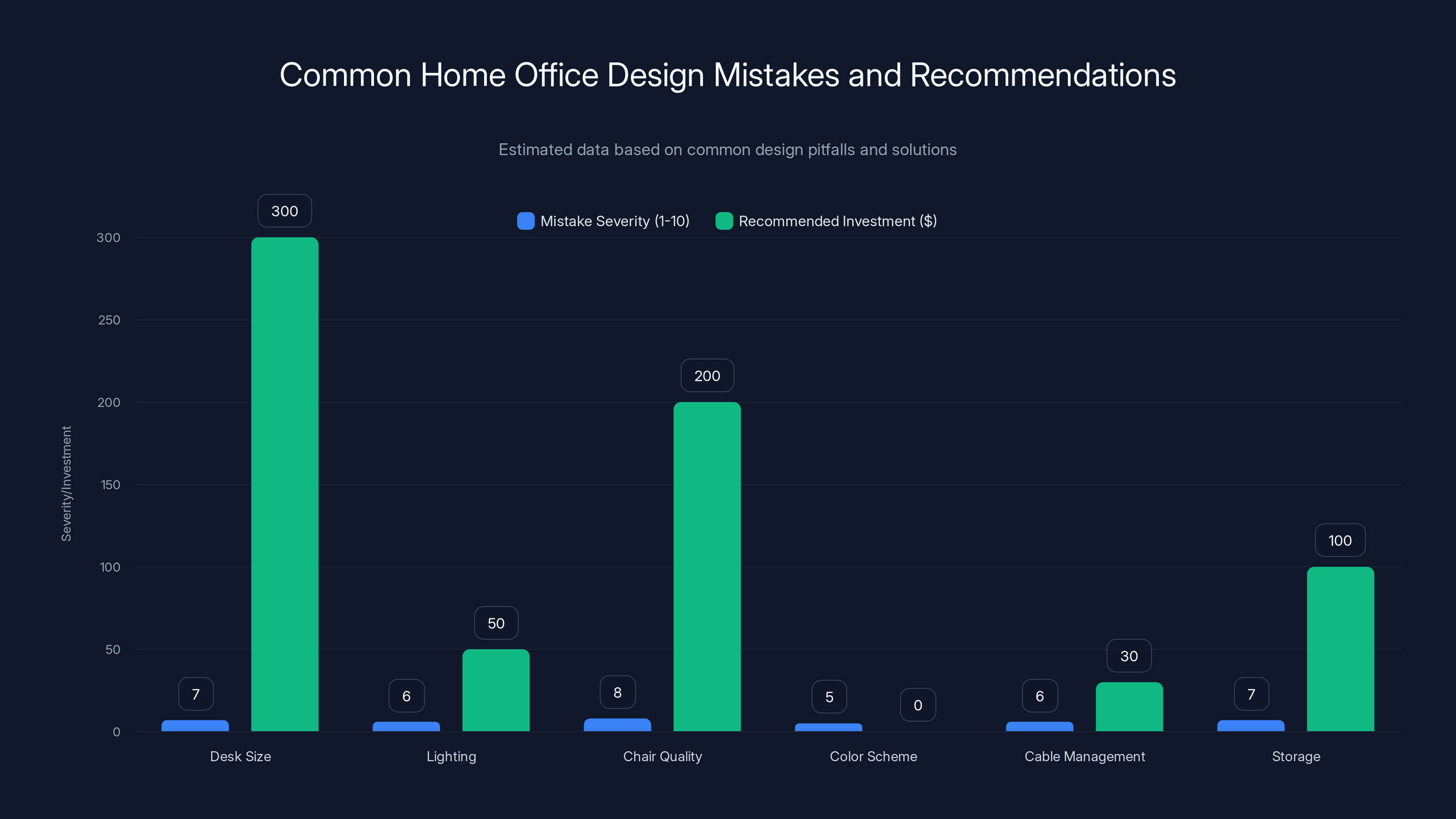 Common Home Office Design Mistakes and Recommendations