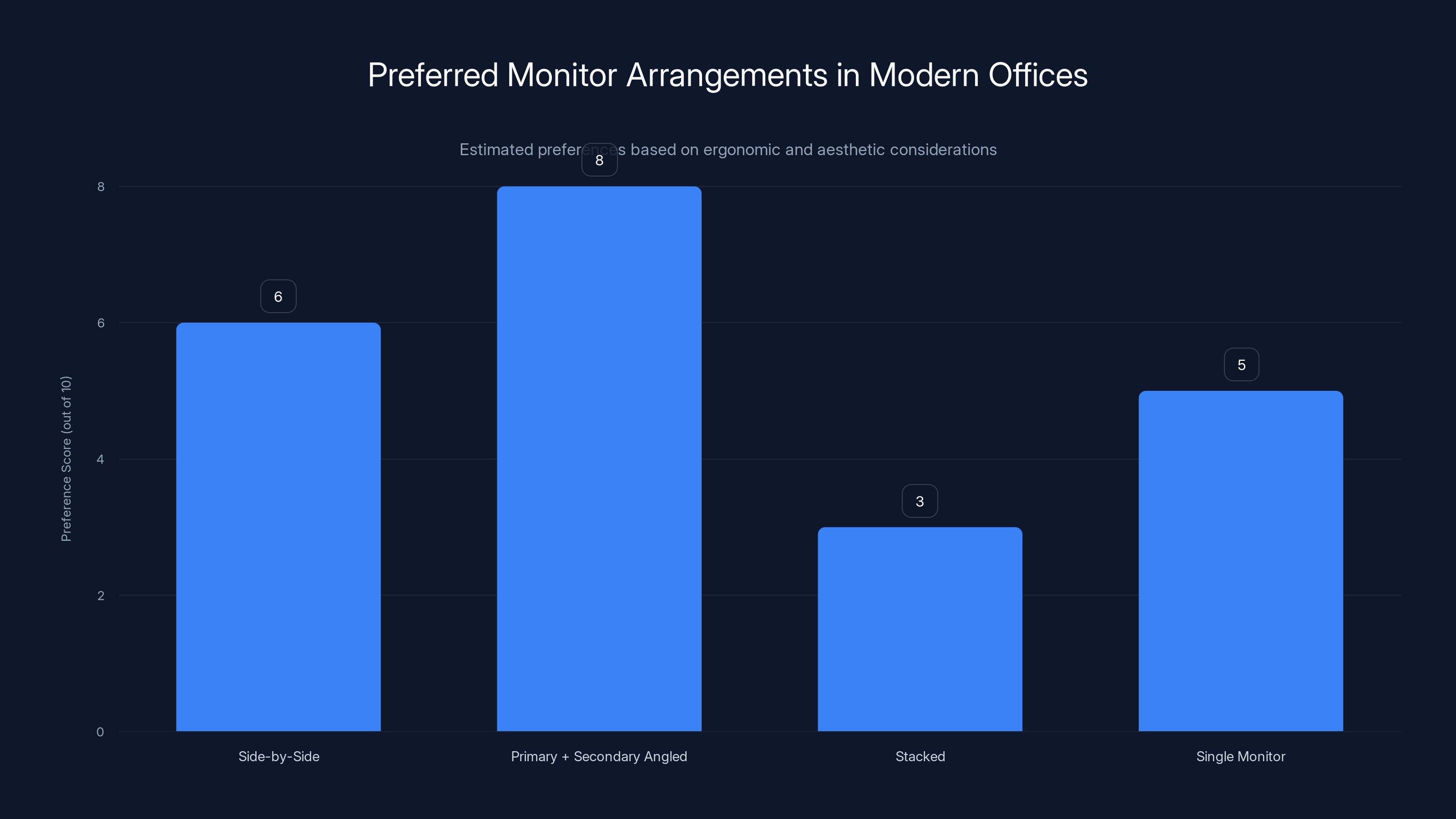 Preferred Monitor Arrangements in Modern Offices