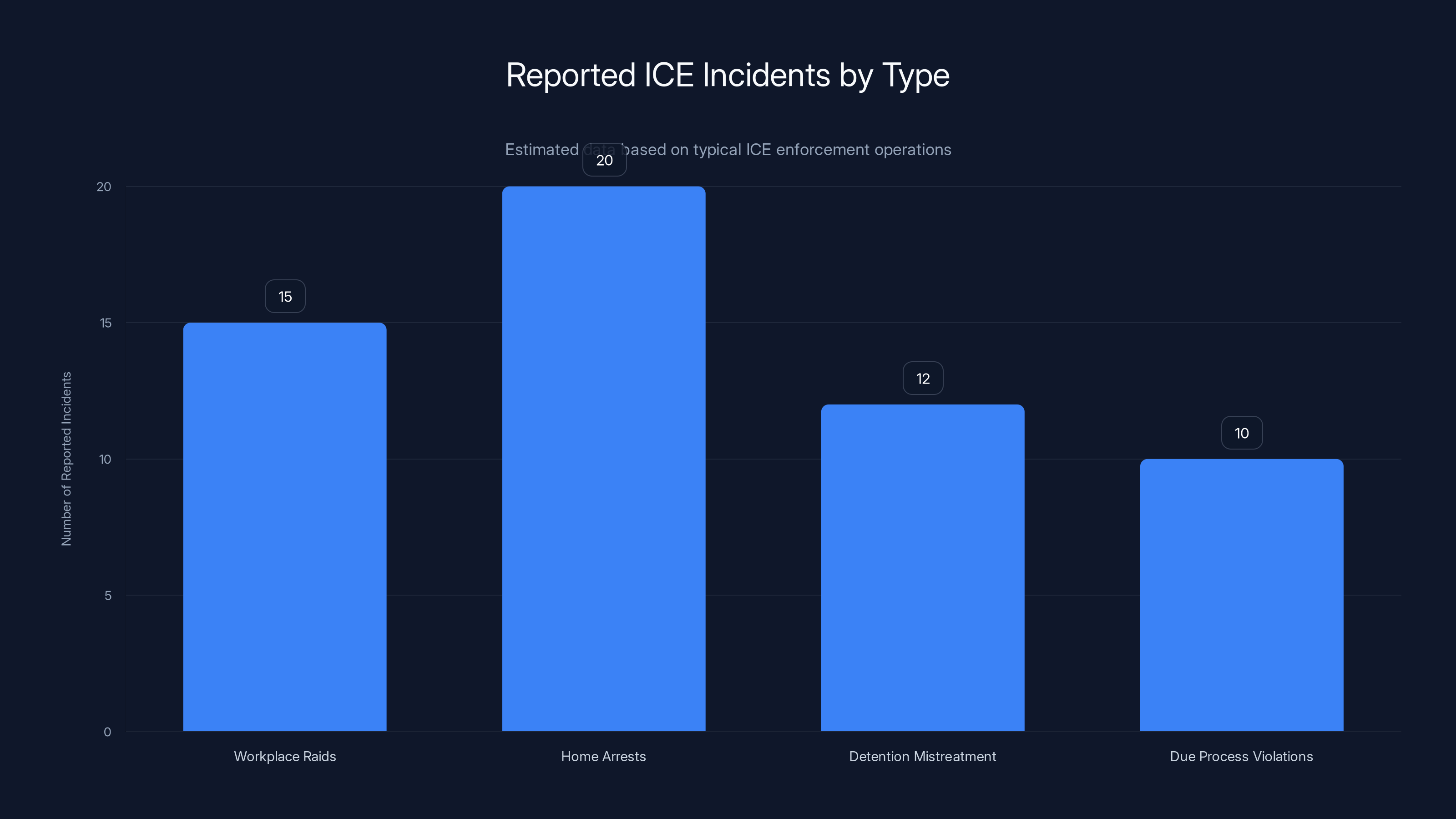 Reported ICE Incidents by Type