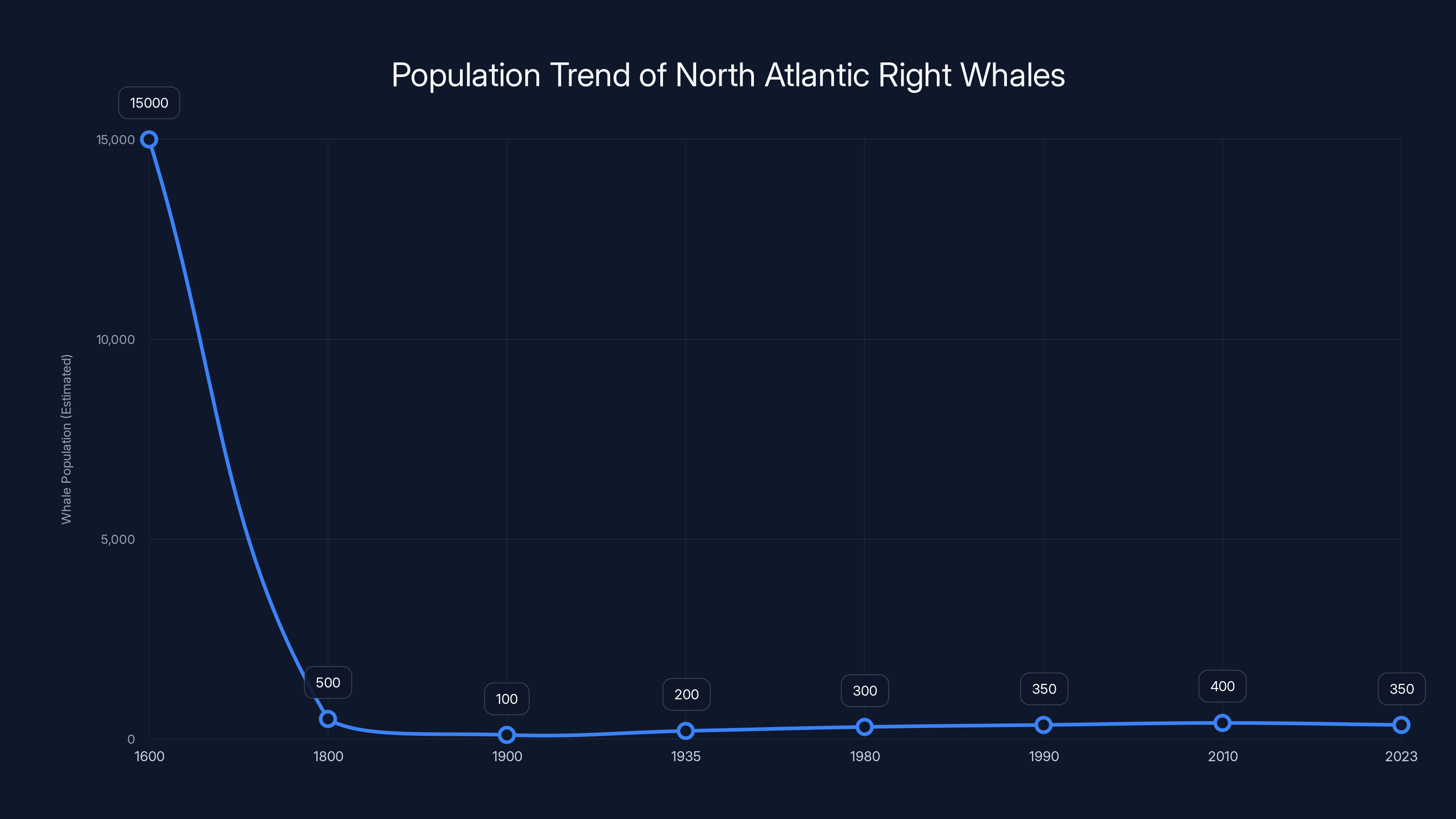 Population Trend of North Atlantic Right Whales