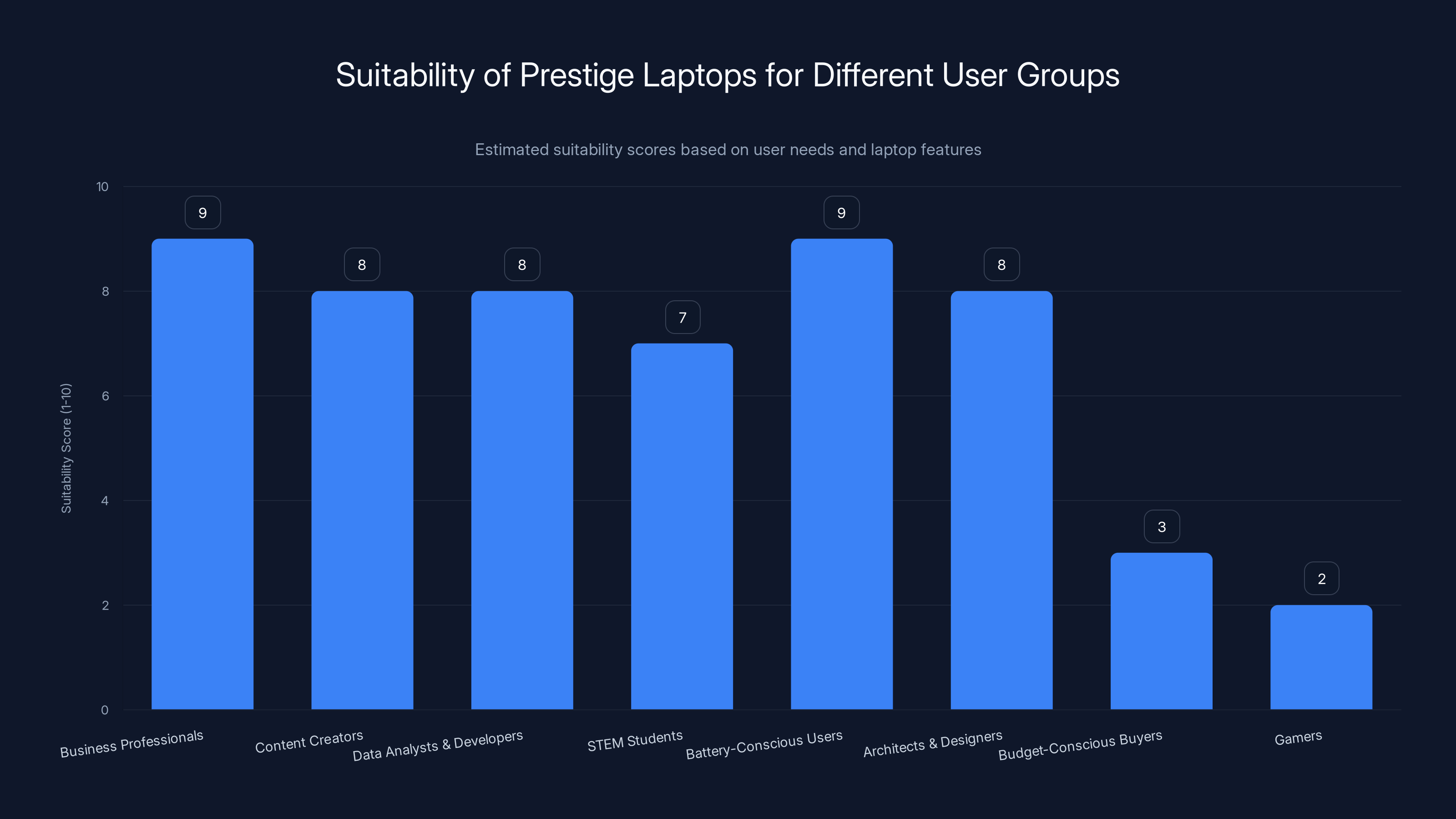 Suitability of Prestige Laptops for Different User Groups