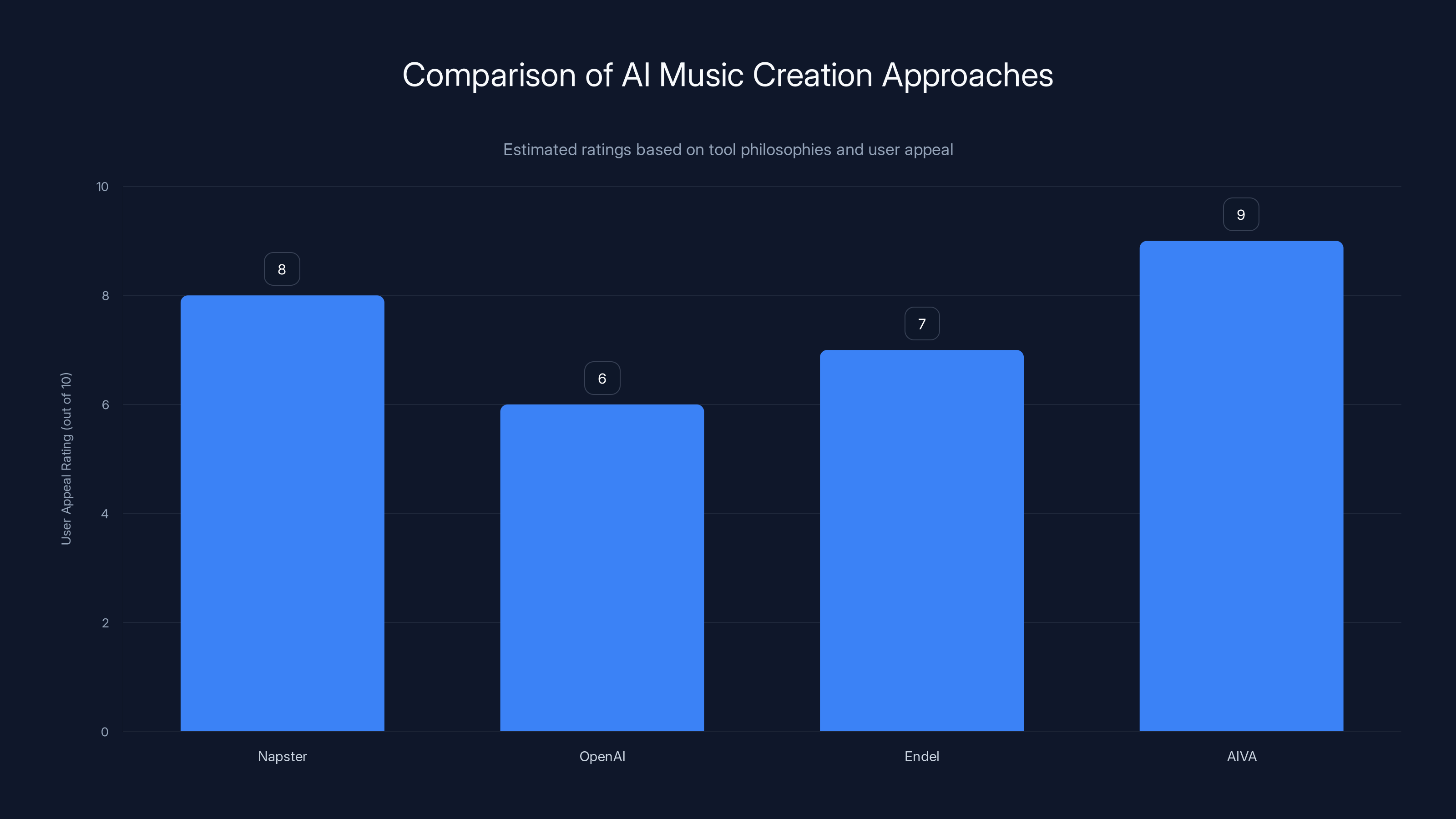 Comparison of AI Music Creation Approaches