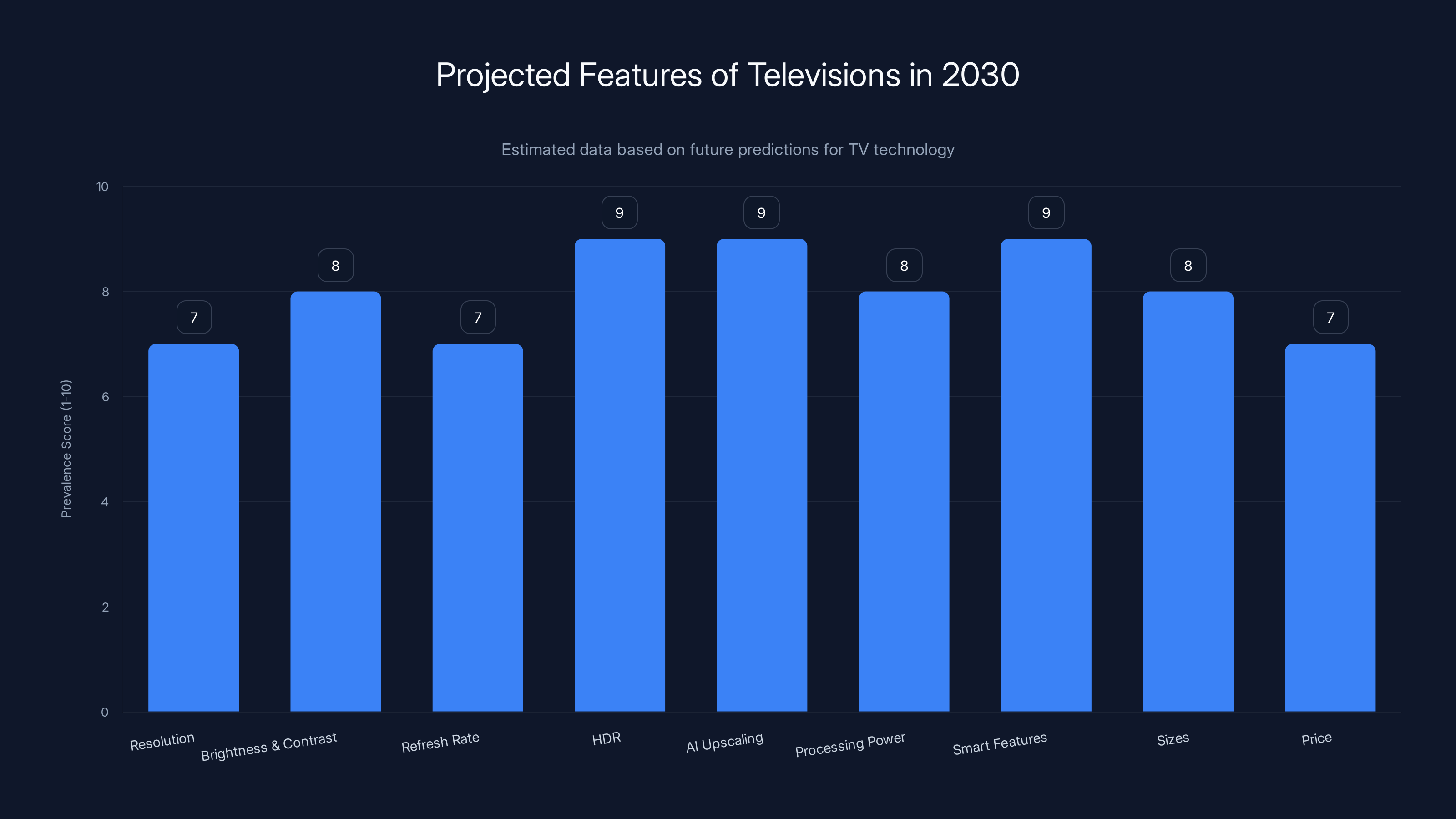 Projected Features of Televisions in 2030