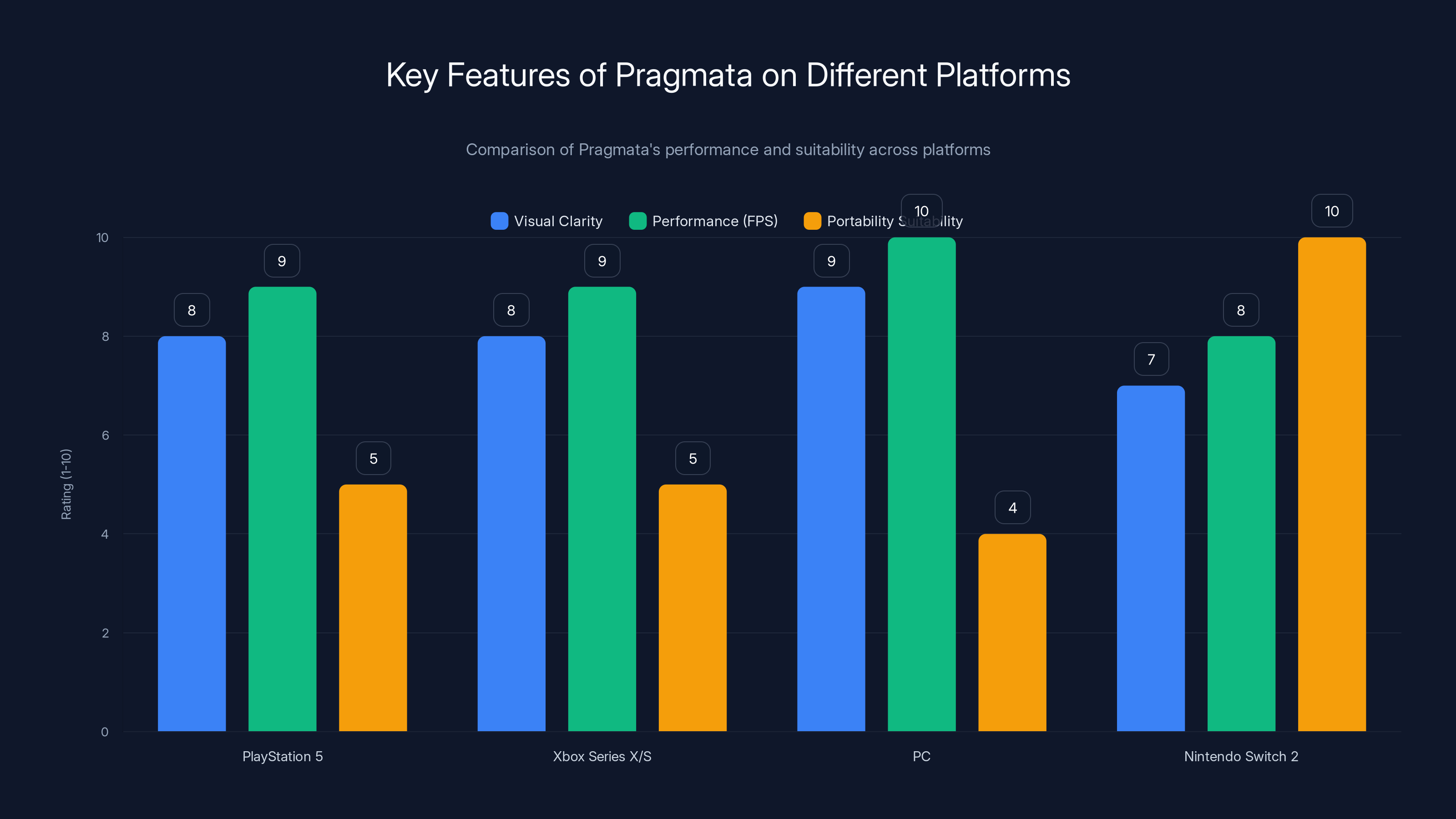Key Features of Pragmata on Different Platforms