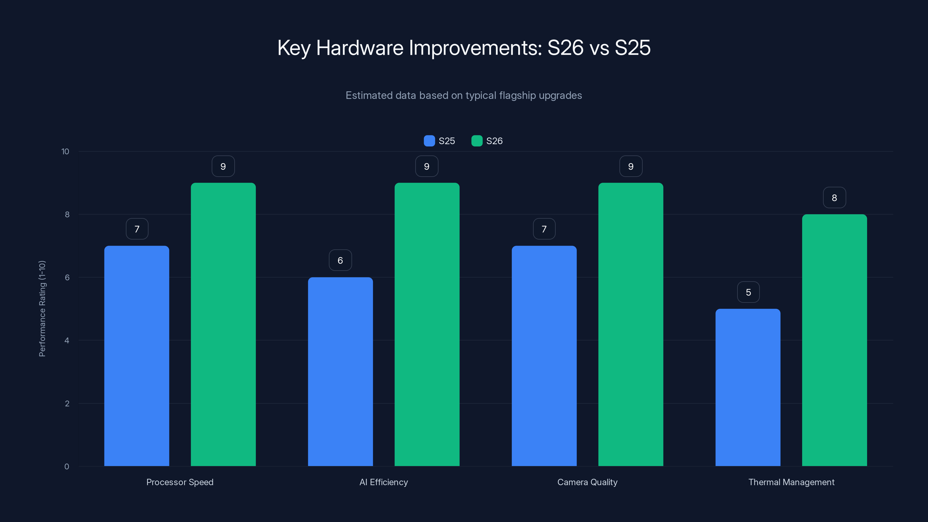 Key Hardware Improvements: S26 vs S25