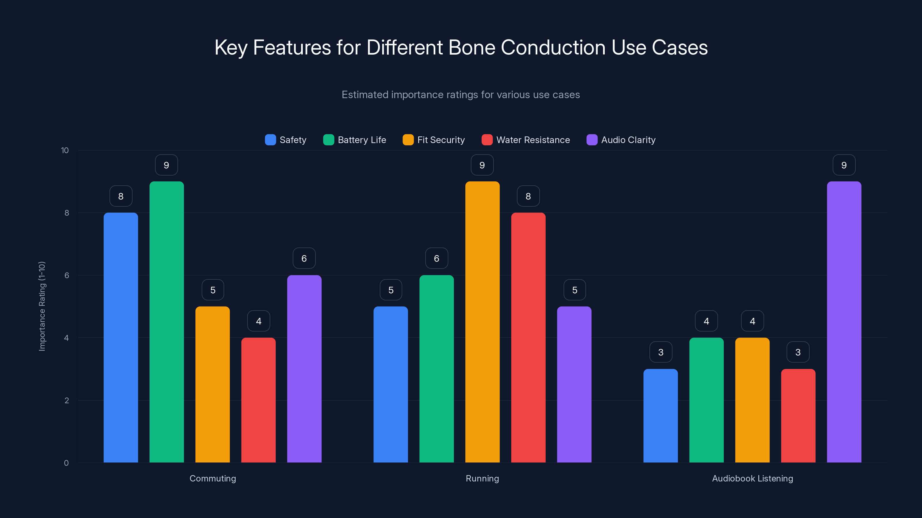 Key Features for Different Bone Conduction Use Cases