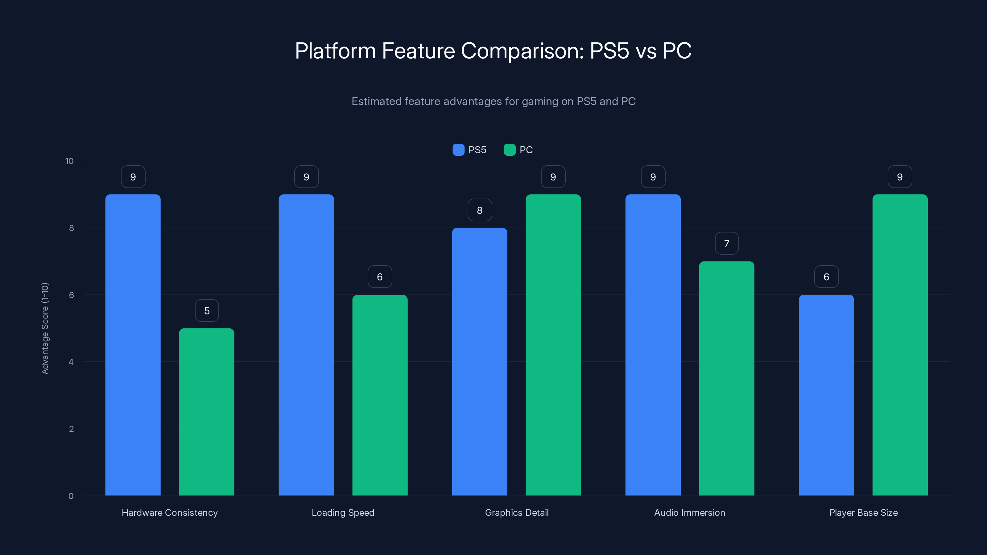 Platform Feature Comparison: PS5 vs PC