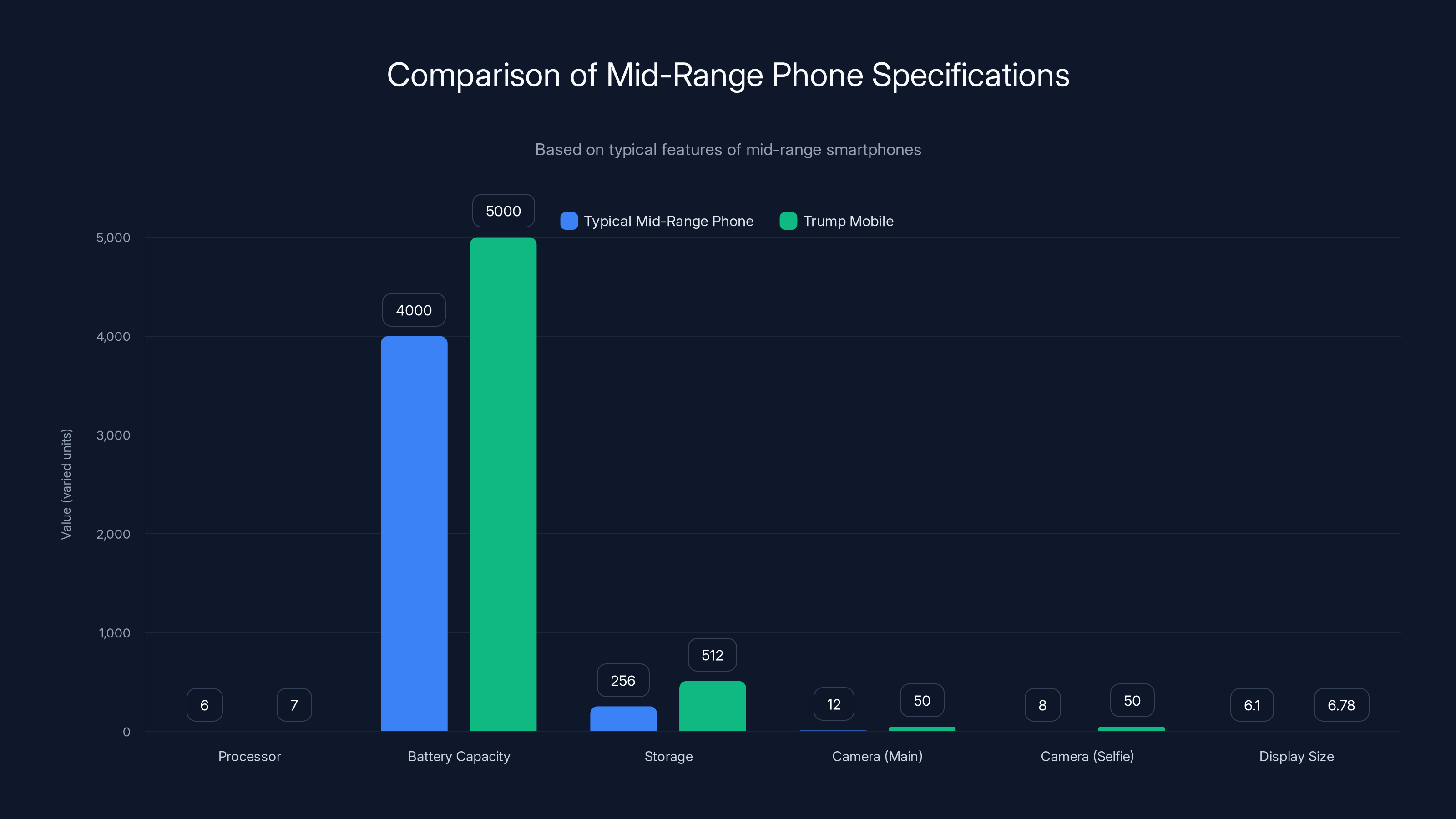Comparison of Mid-Range Phone Specifications