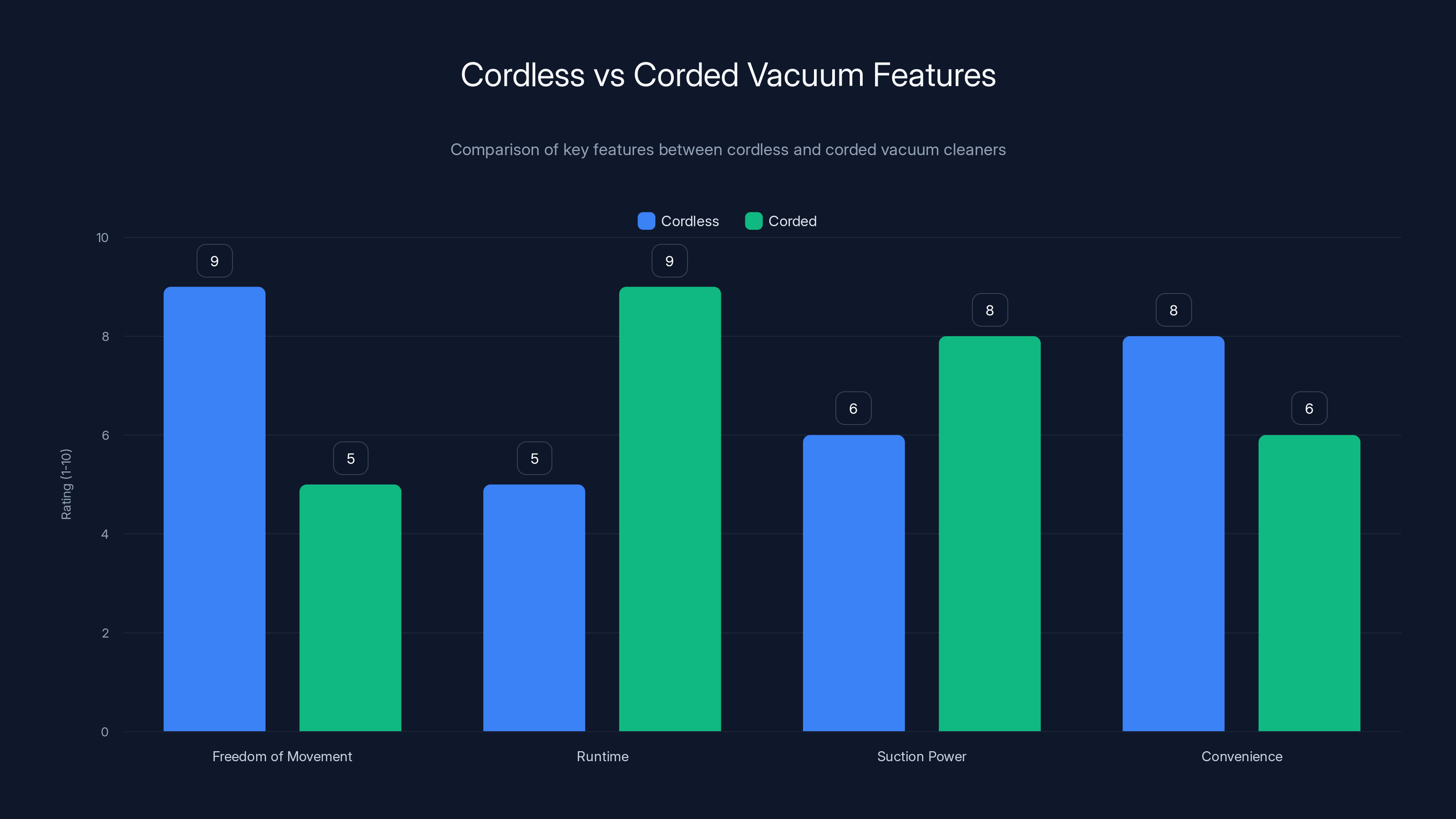 Cordless vs Corded Vacuum Features