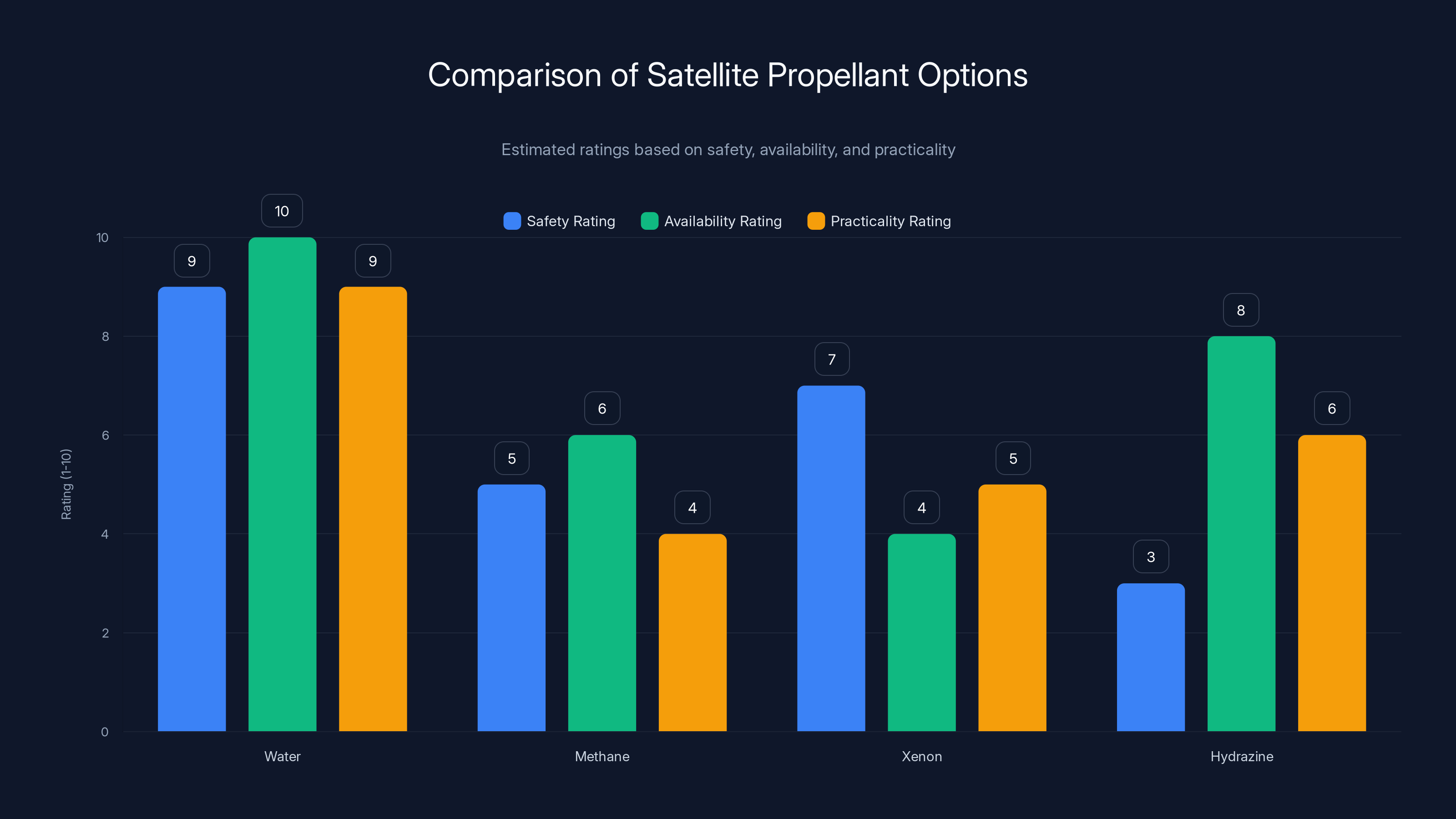 Comparison of Satellite Propellant Options