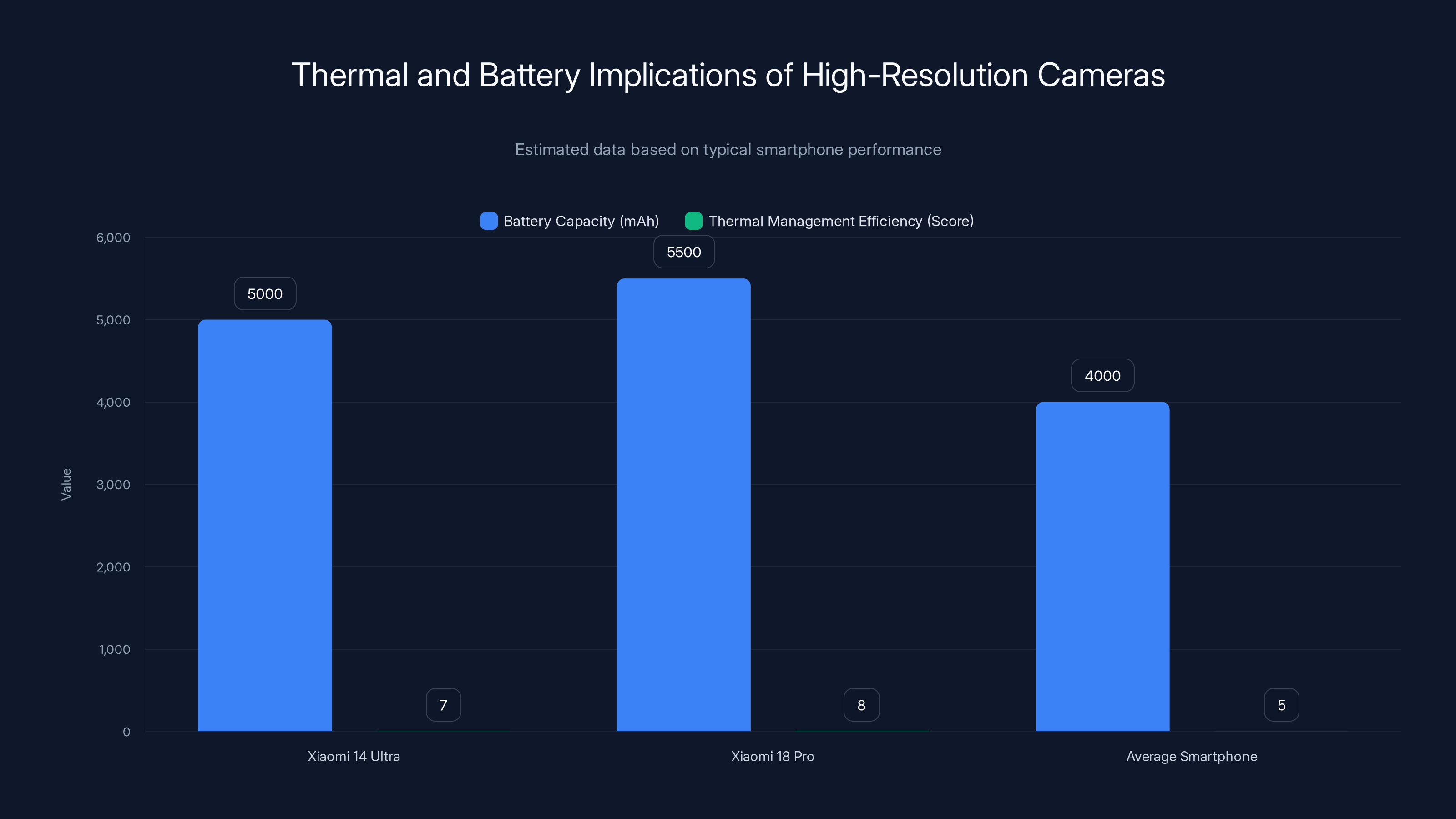 Thermal and Battery Implications of High-Resolution Cameras
