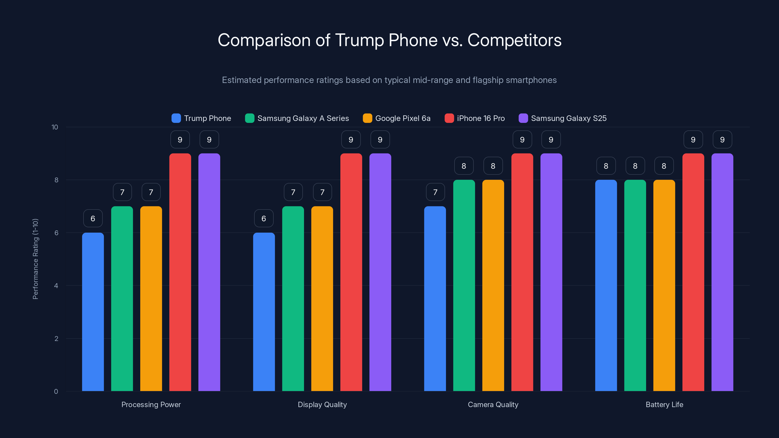 Comparison of Trump Phone vs. Competitors