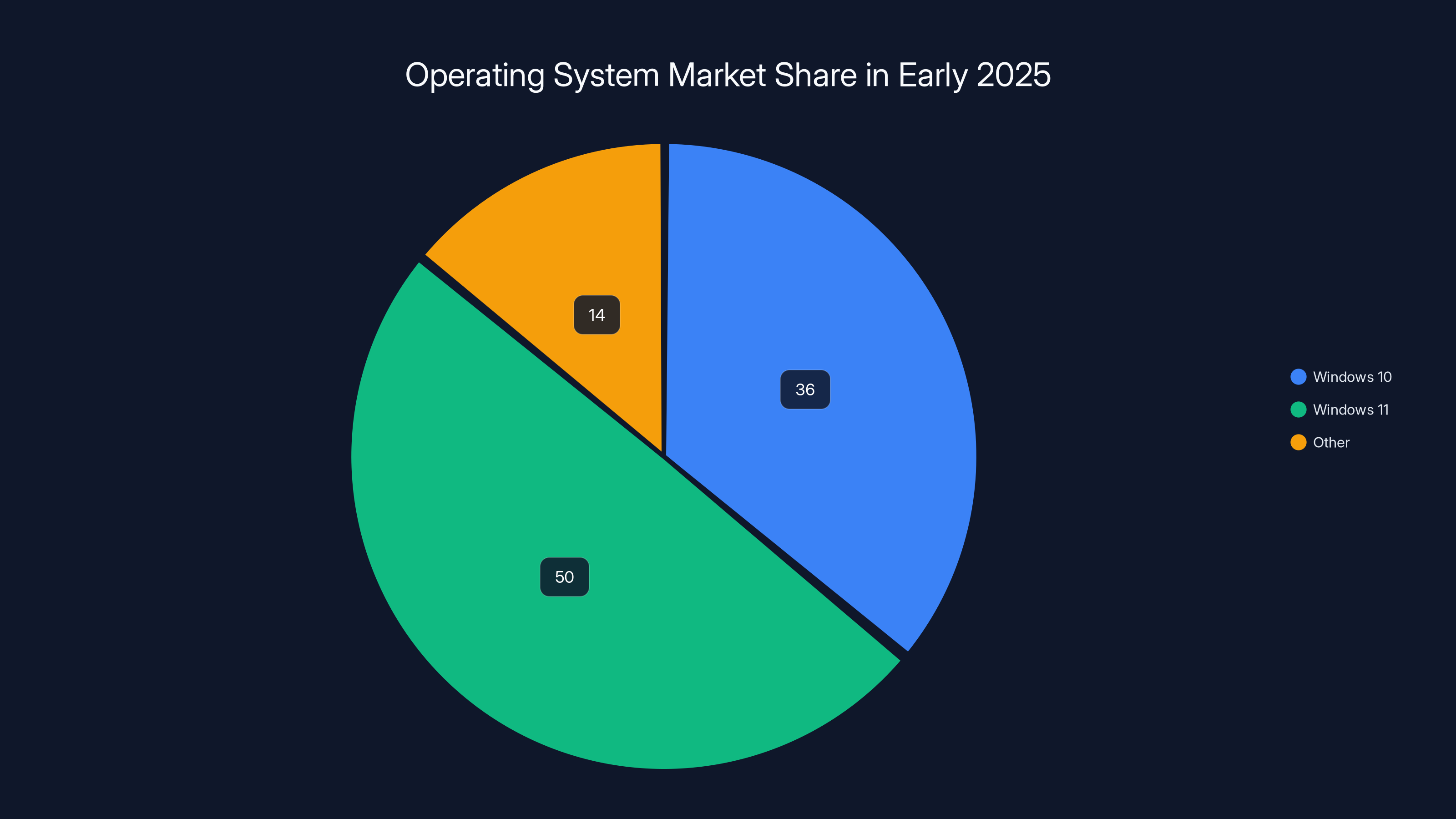 Operating System Market Share in Early 2025