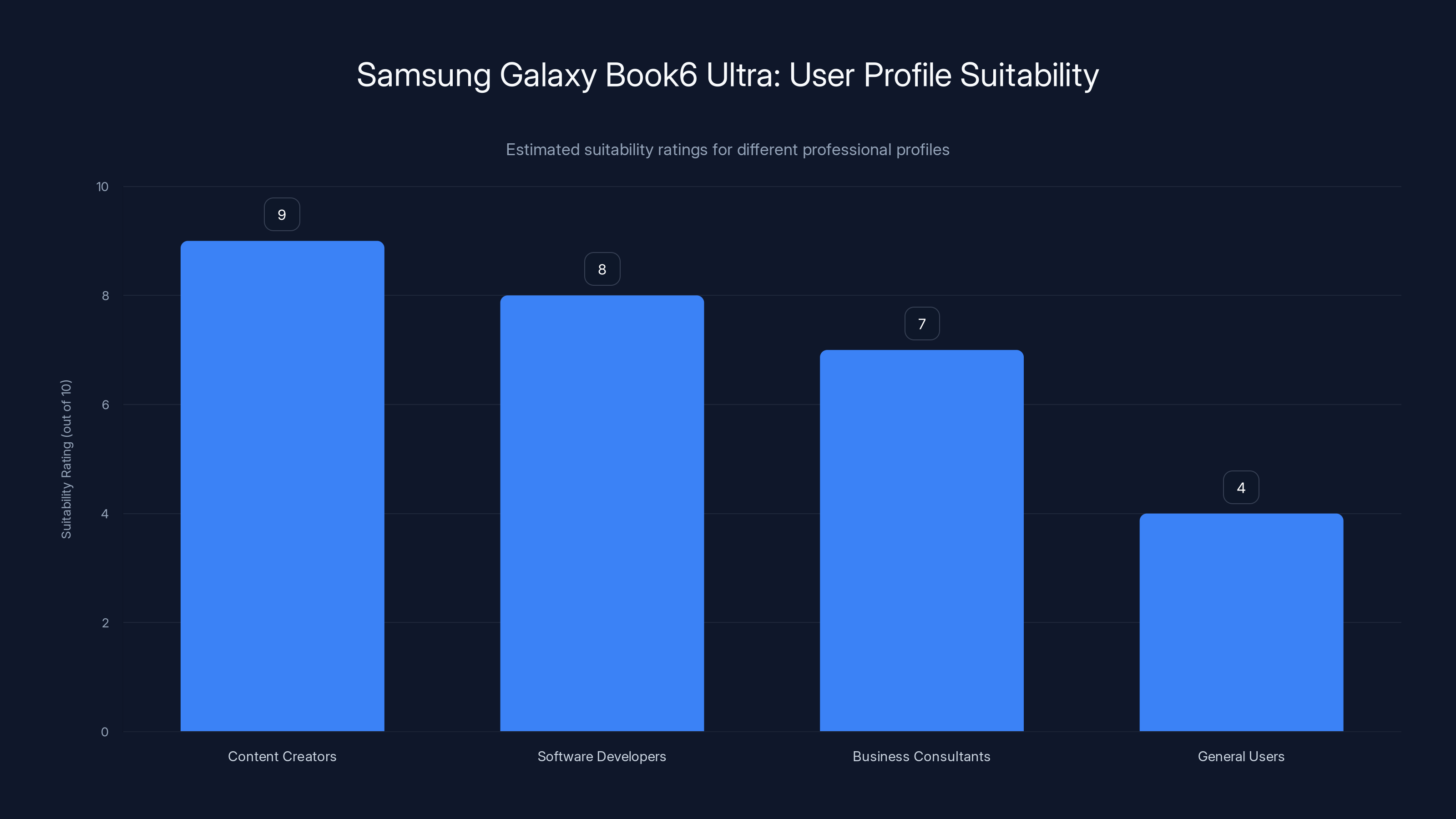 Samsung Galaxy Book6 Ultra: User Profile Suitability