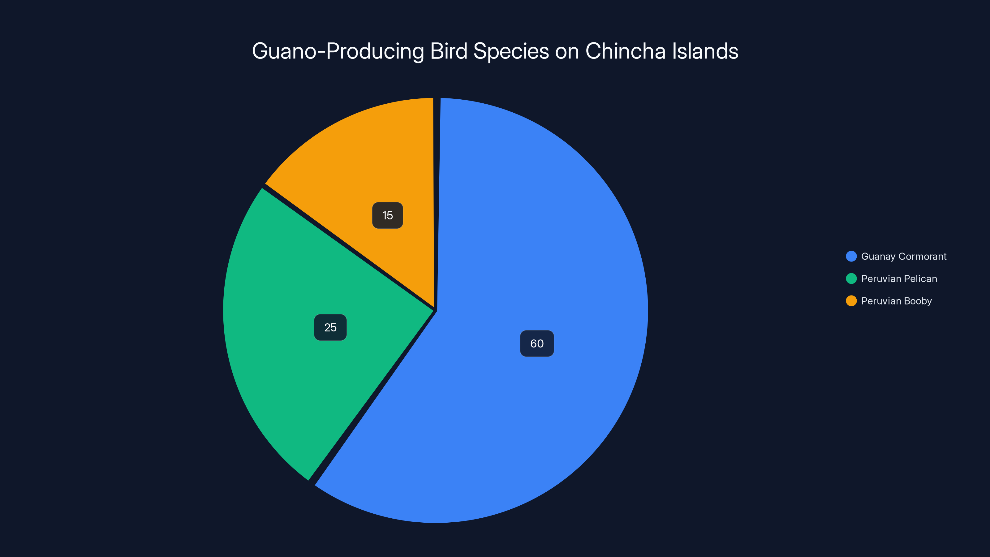 Guano-Producing Bird Species on Chincha Islands