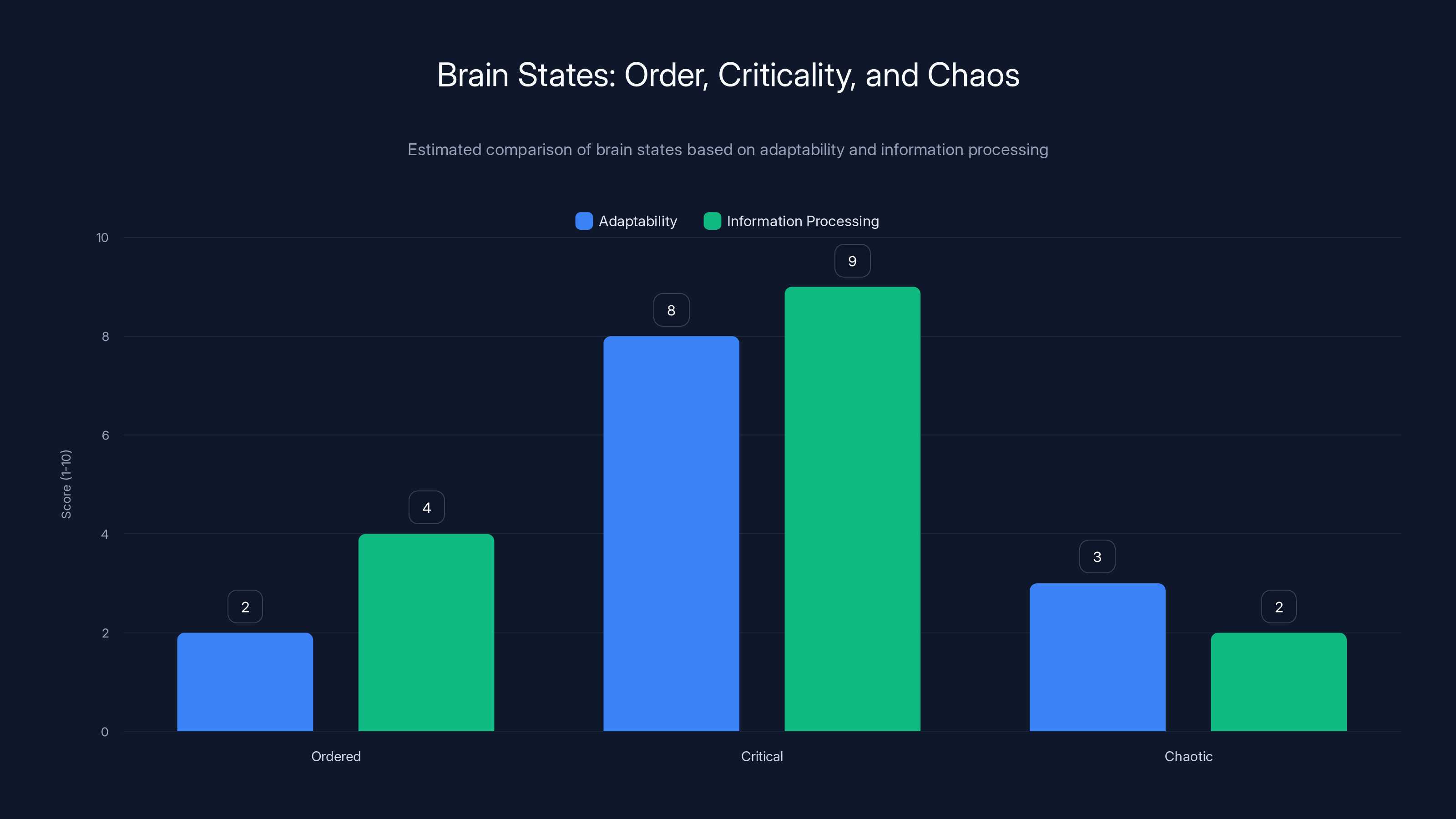 Brain States: Order, Criticality, and Chaos
