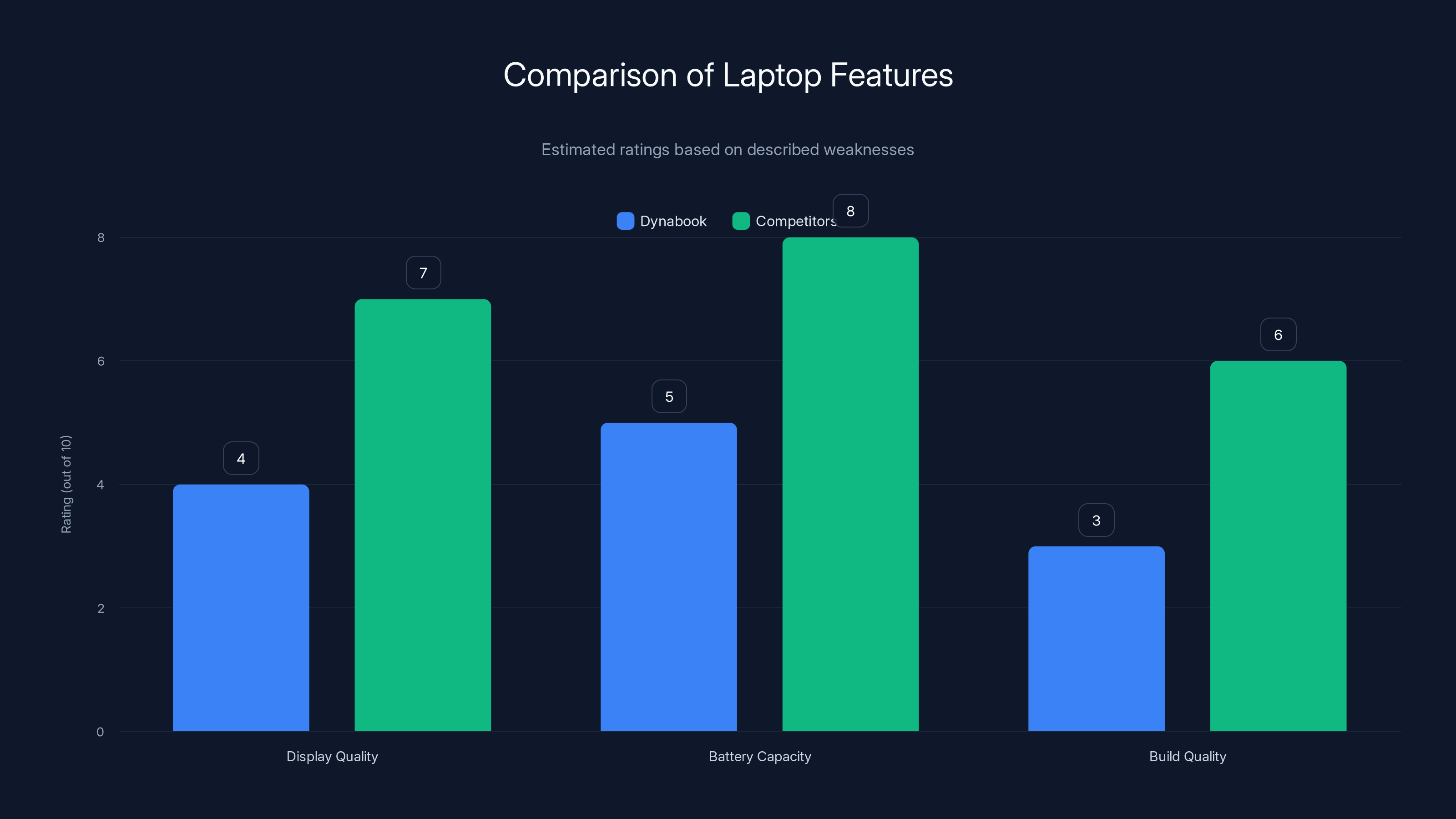Comparison of Laptop Features