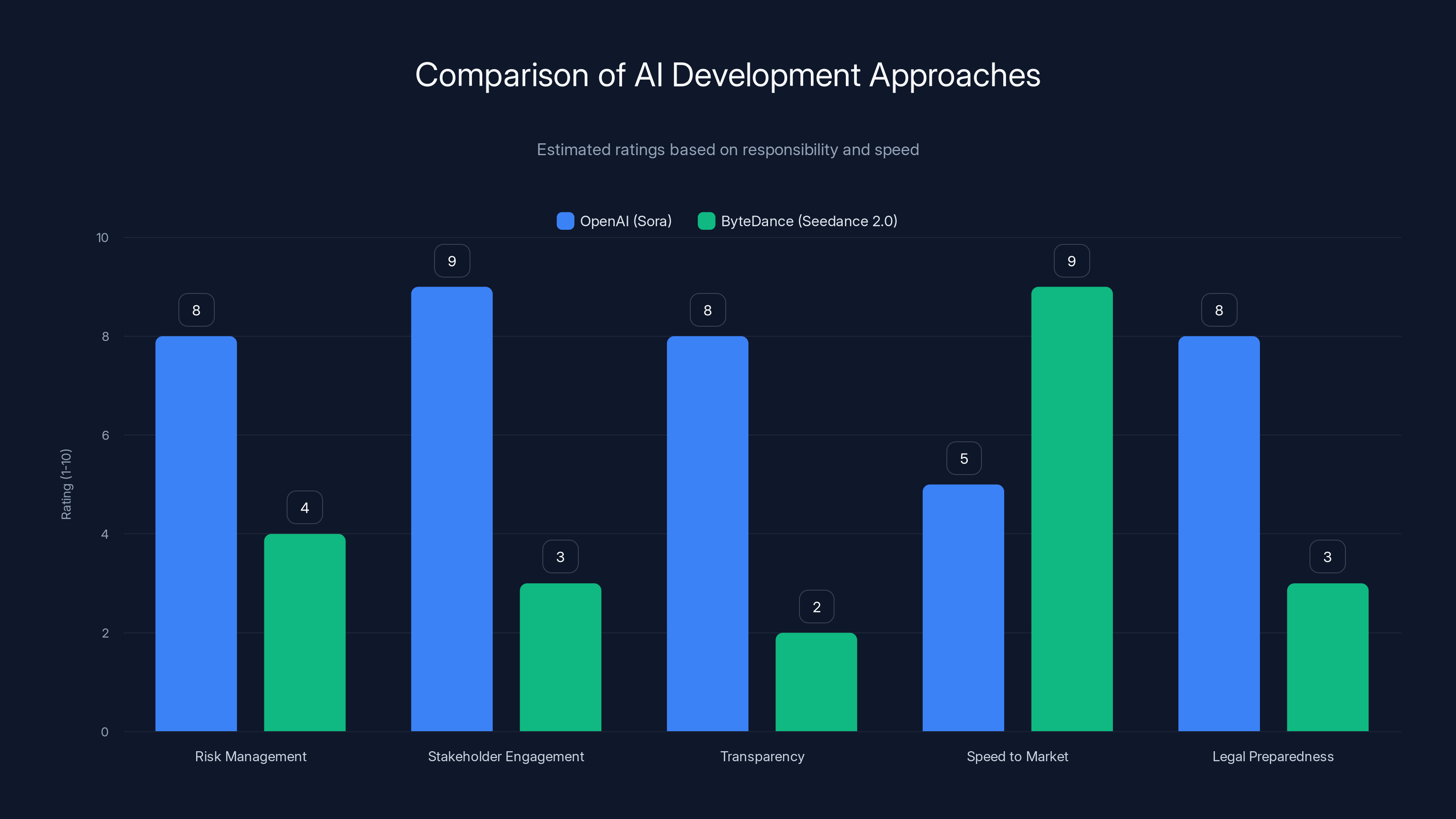 Comparison of AI Development Approaches