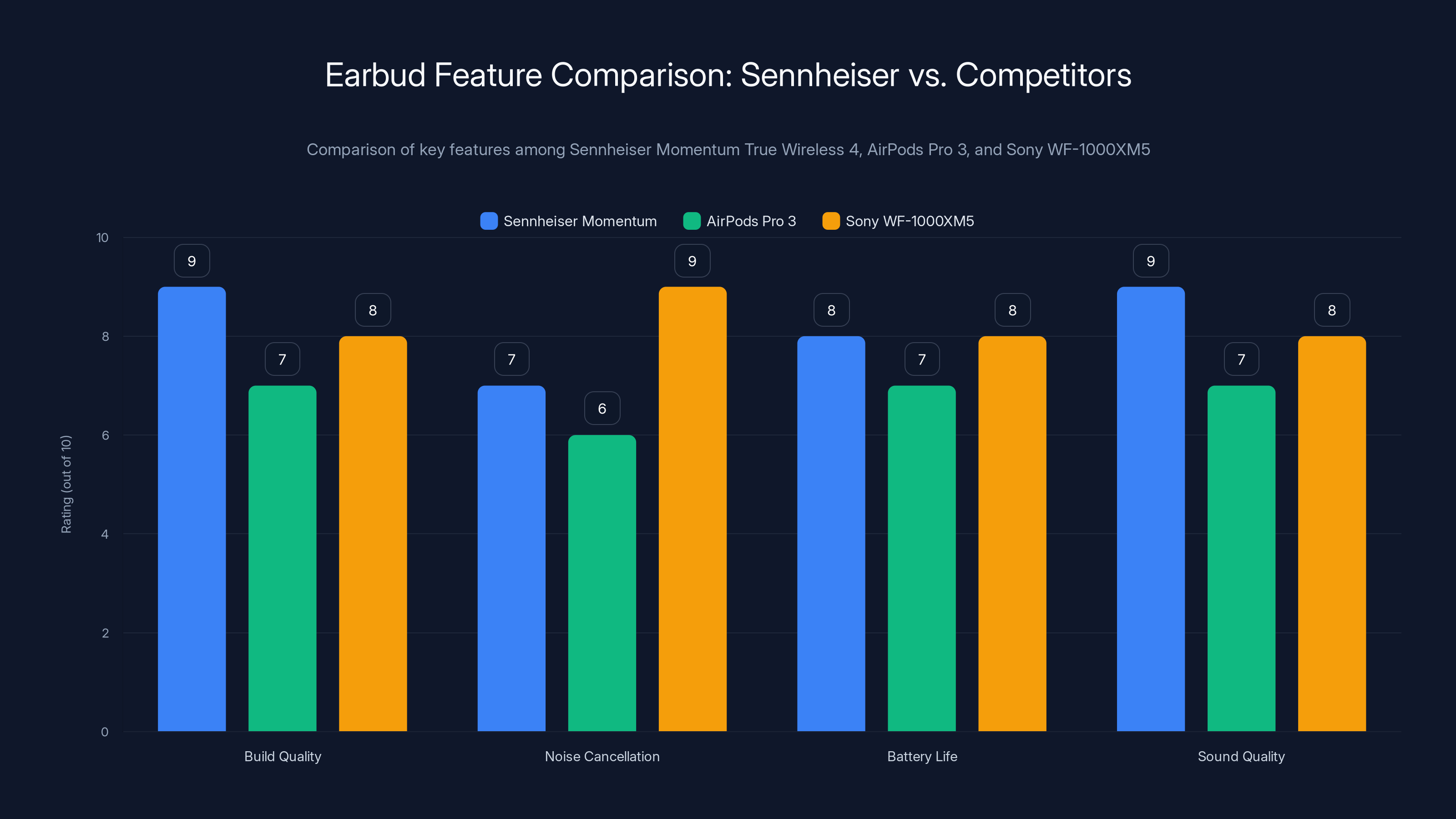 Earbud Feature Comparison: Sennheiser vs. Competitors