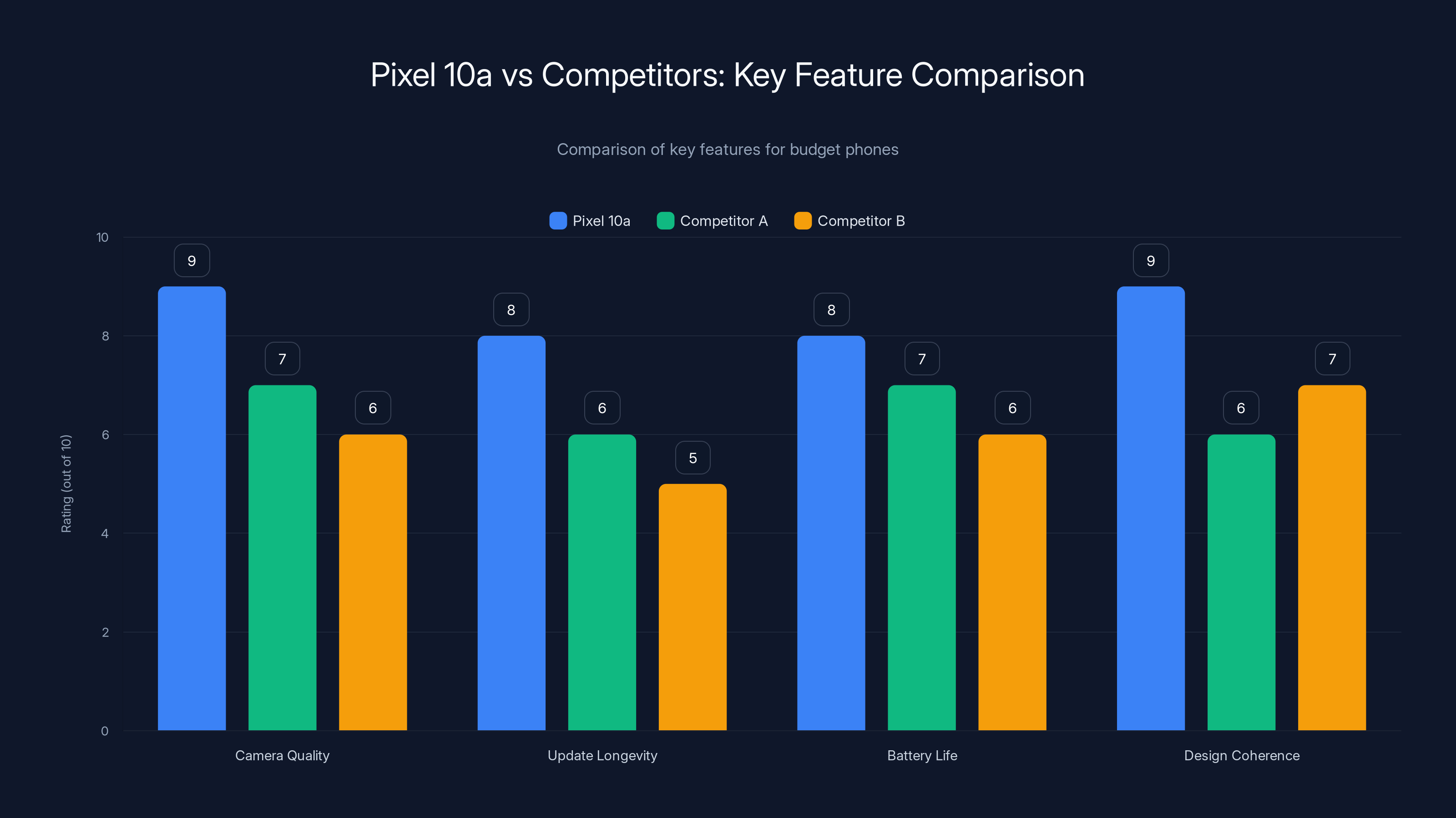 Pixel 10a vs Competitors: Key Feature Comparison